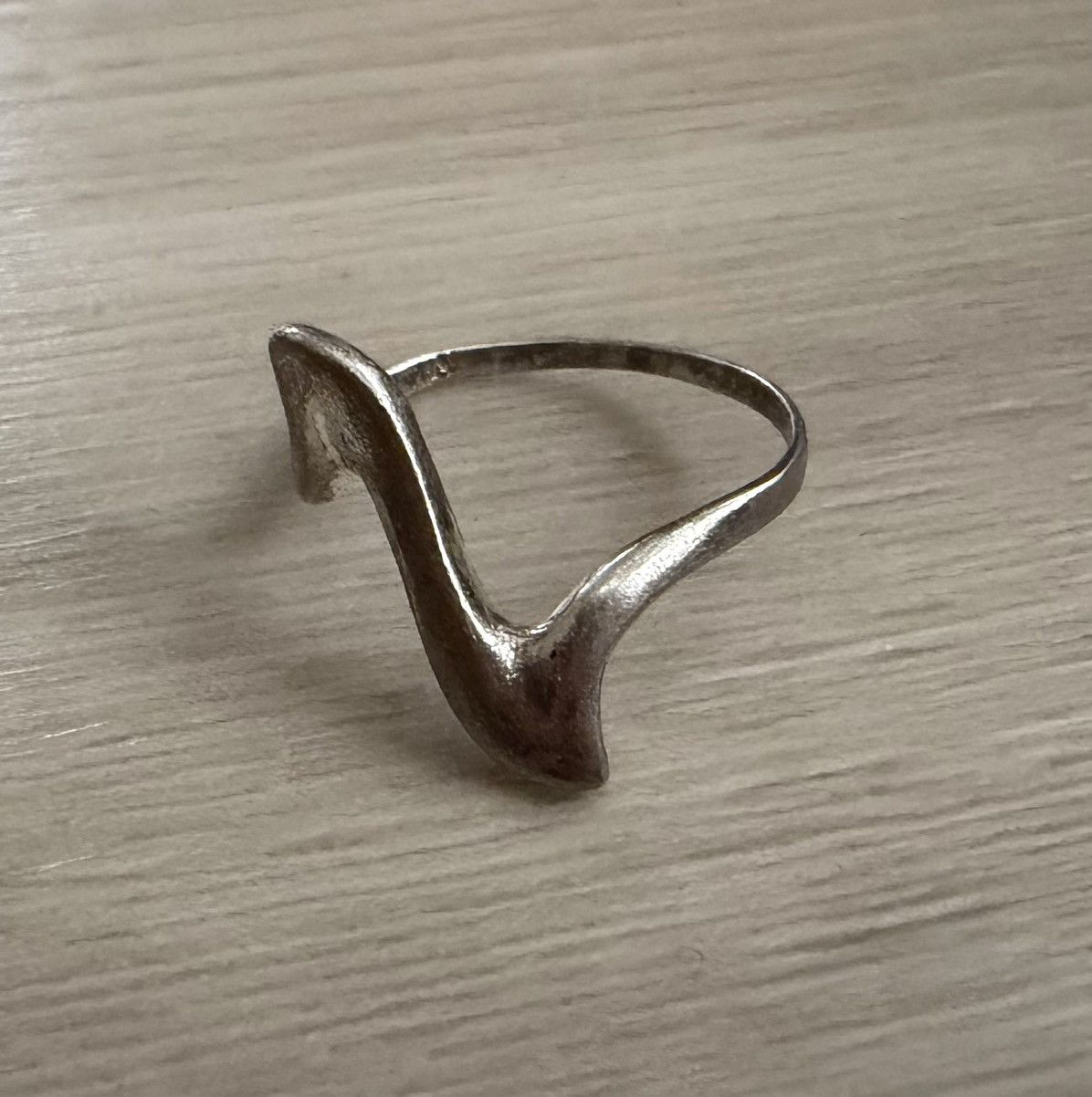 Vintage Vintage Silver 925 IBB Thailand Modernist Minimalist Sz 7.75 Size ONE SIZE - 1 Thumbnail