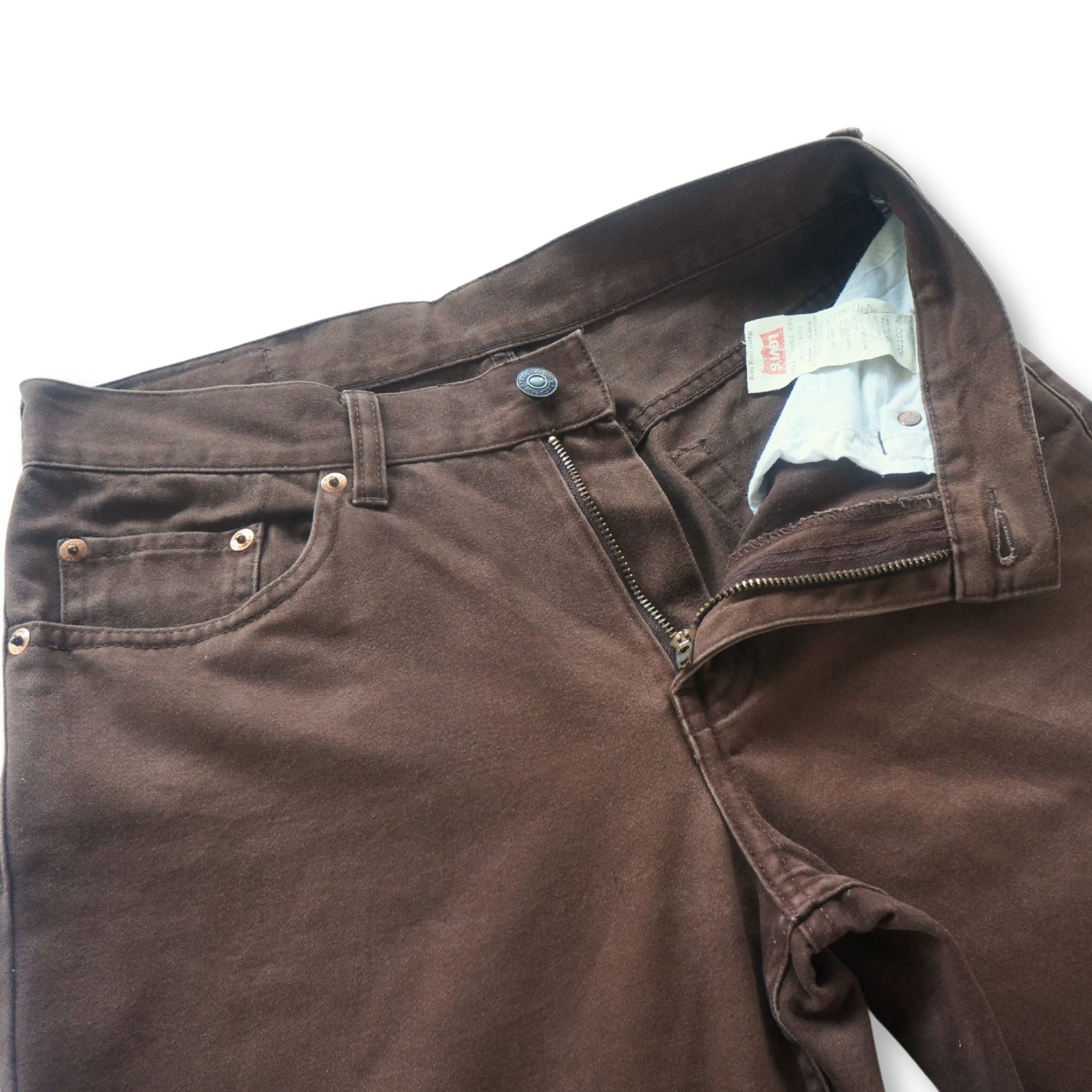 Levi's Levi's 553 Silver Tab Brown Flare Jeans Size 26" / US 2 / IT 38 - 4 Thumbnail