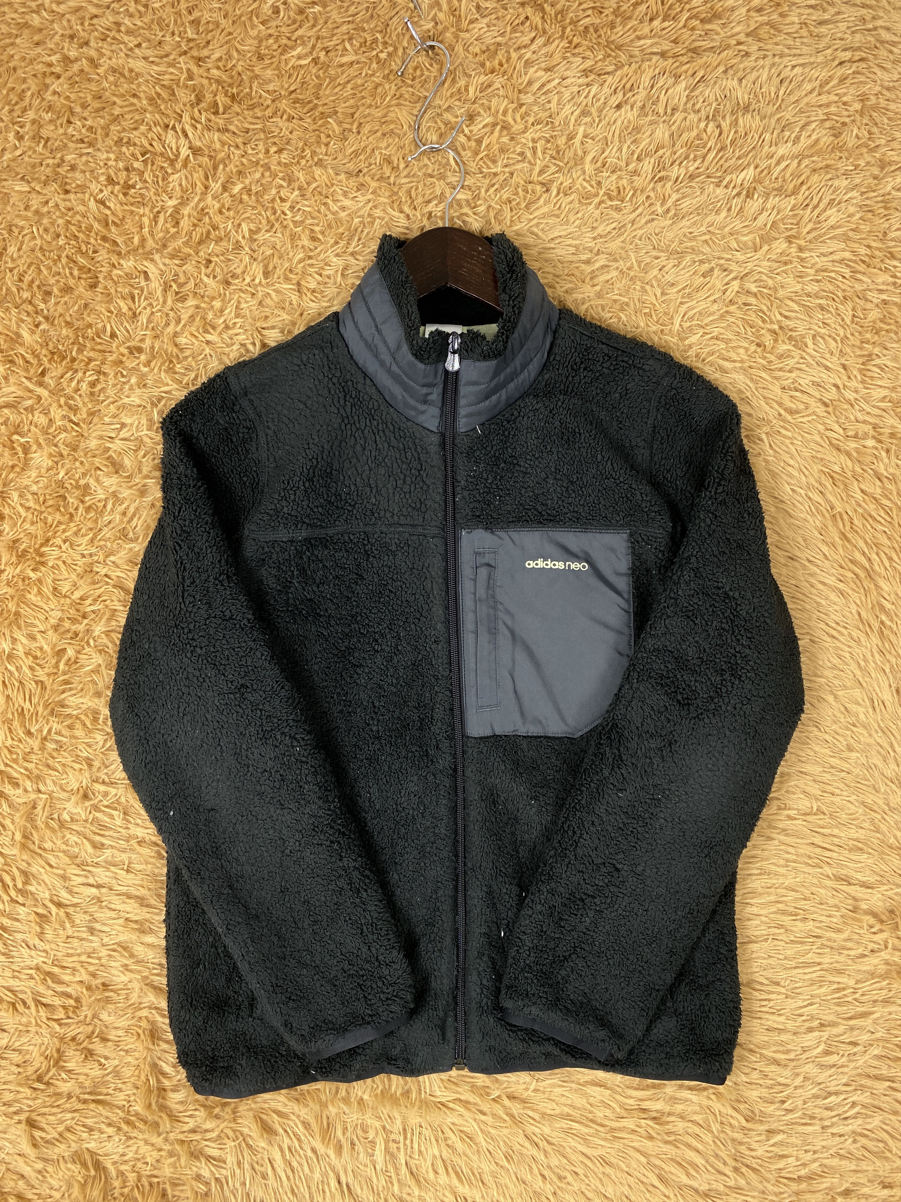Adidas Vintage Adidas Neo Fleece Jacket J2066 Size US S / EU 44-46 / 1 - 4 Thumbnail