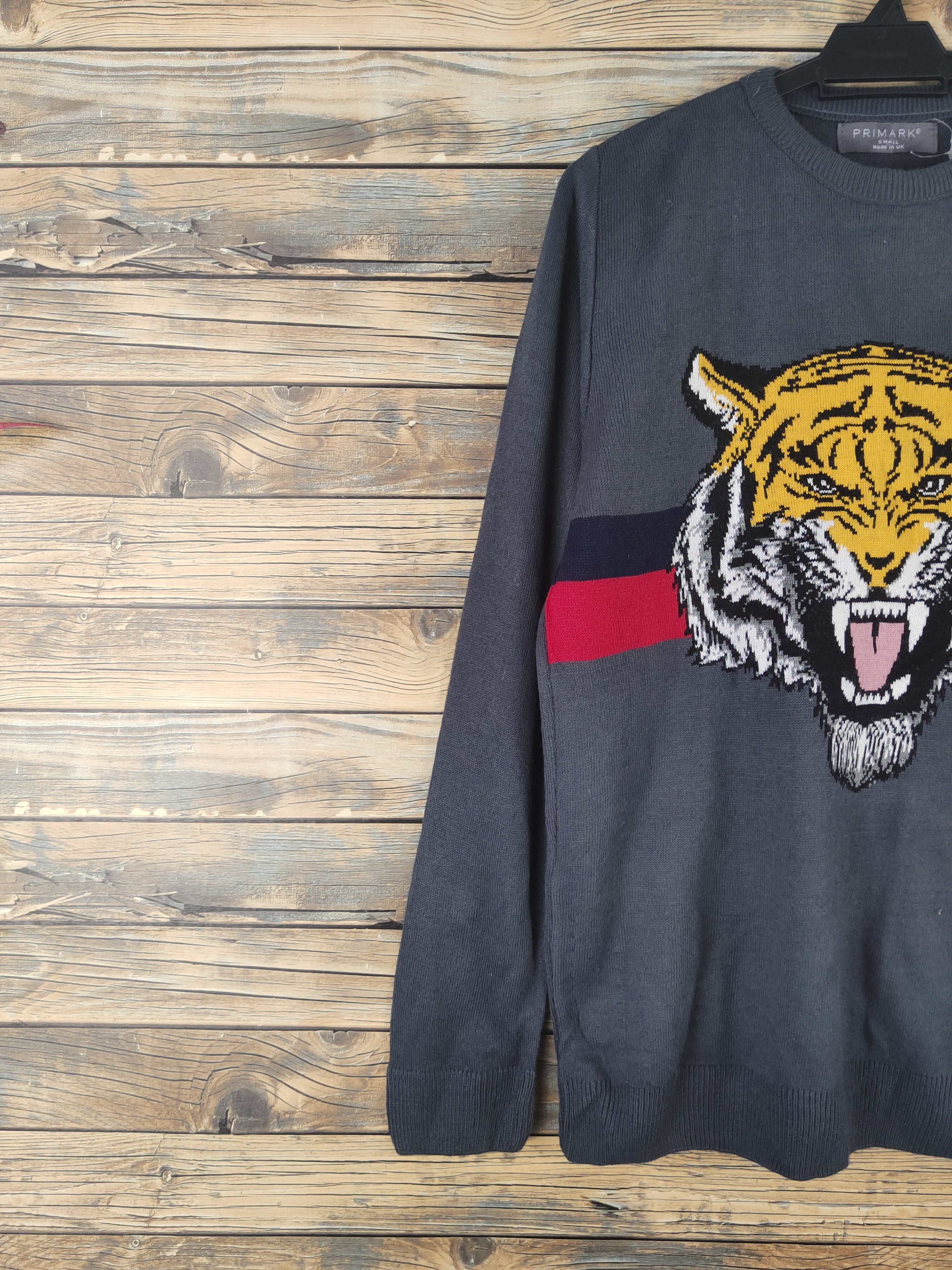 Primark DL Primark Tiger Dark Gray Knitwear Sweatshirts #46-200T Size US S / EU 44-46 / 1 - 3 Thumbnail