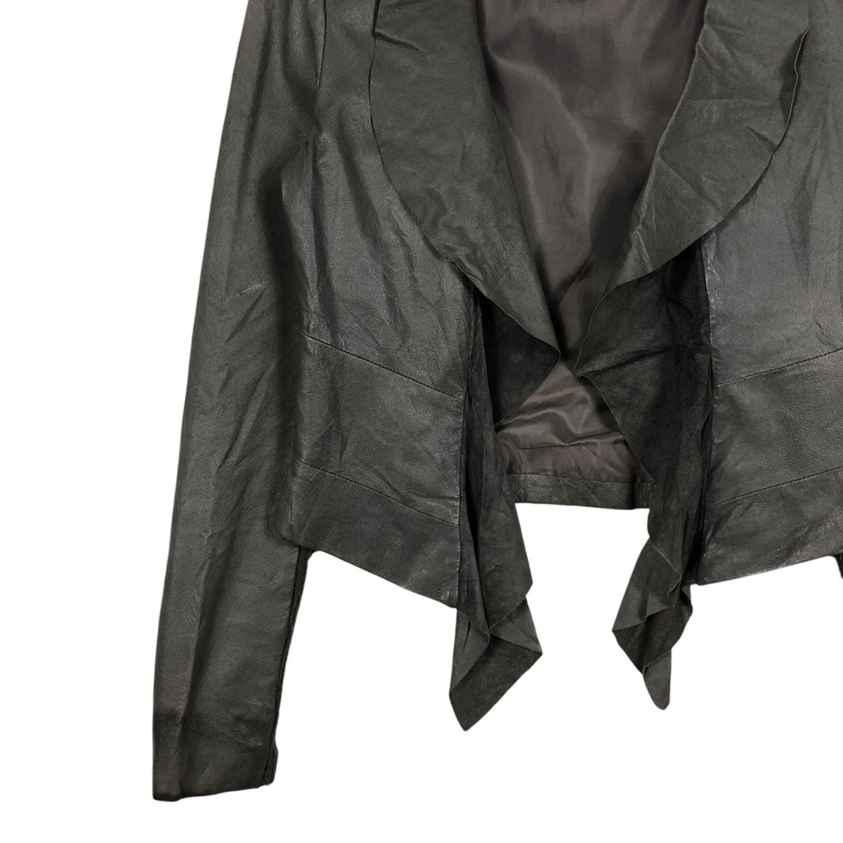 Japanese Brand 🔥VTG CROPPED BIKER LEATHER JACKET BB DAKOTA 14th ADDICTION Size US S / EU 44-46 / 1 - 6 Thumbnail