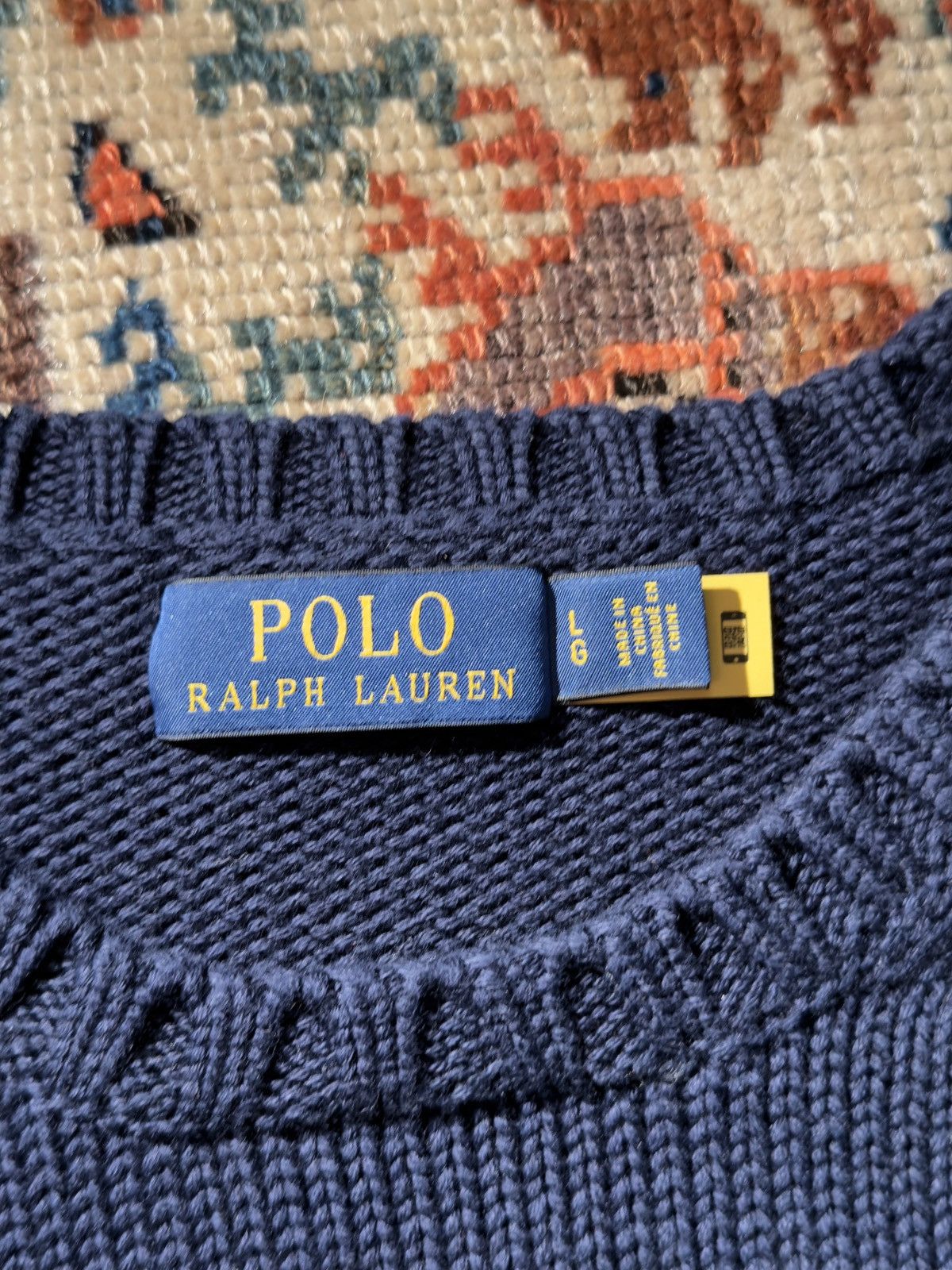 Polo Ralph Lauren Polo Ralph Lauren Heavy Knit Sweater Size US L / EU 52-54 / 3 - 2 Thumbnail