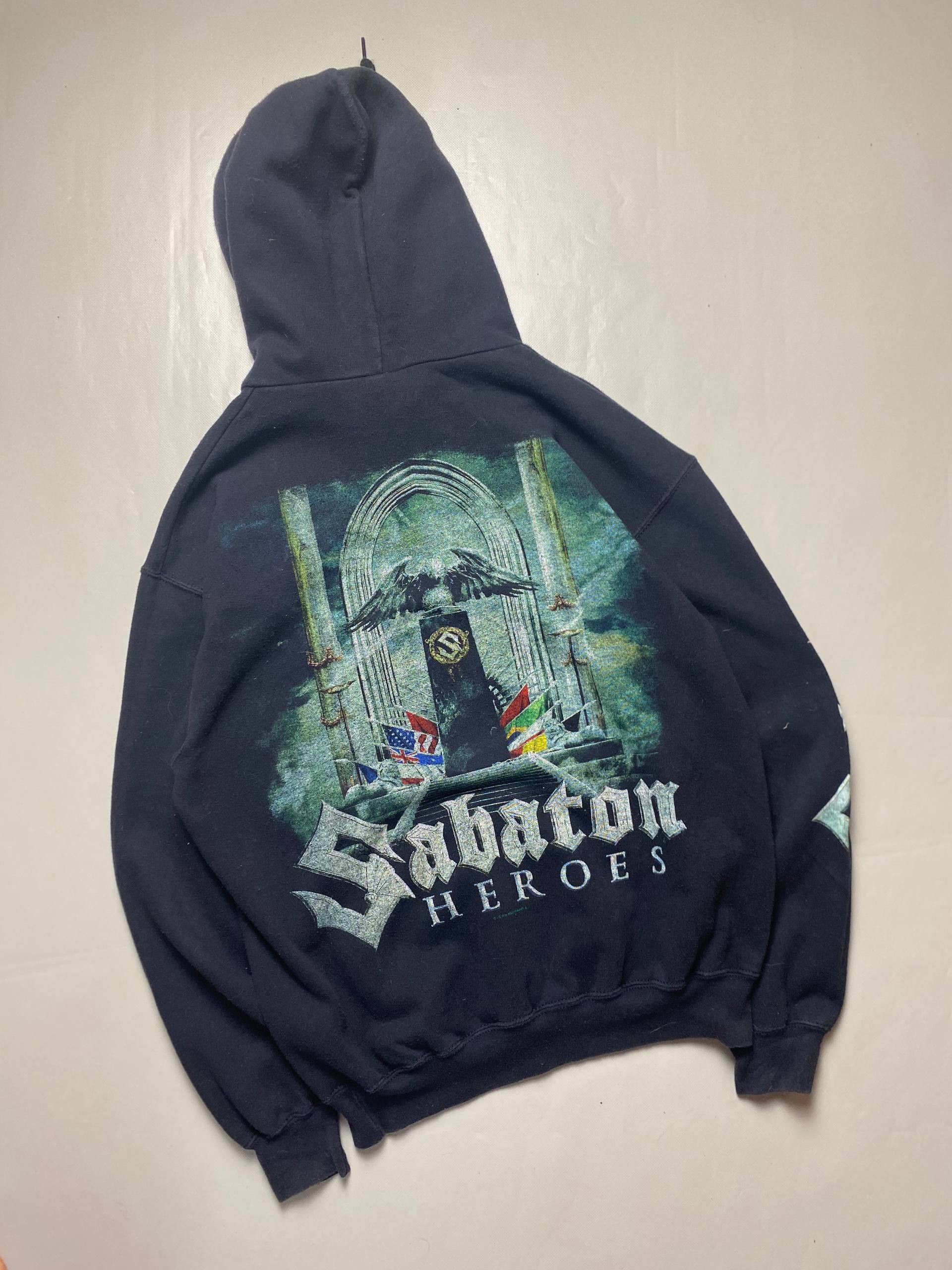Vintage Sabaton Heroes Vintage 2003 Merch Hoodie Size US M / EU 48-50 / 2 - 1 Thumbnail