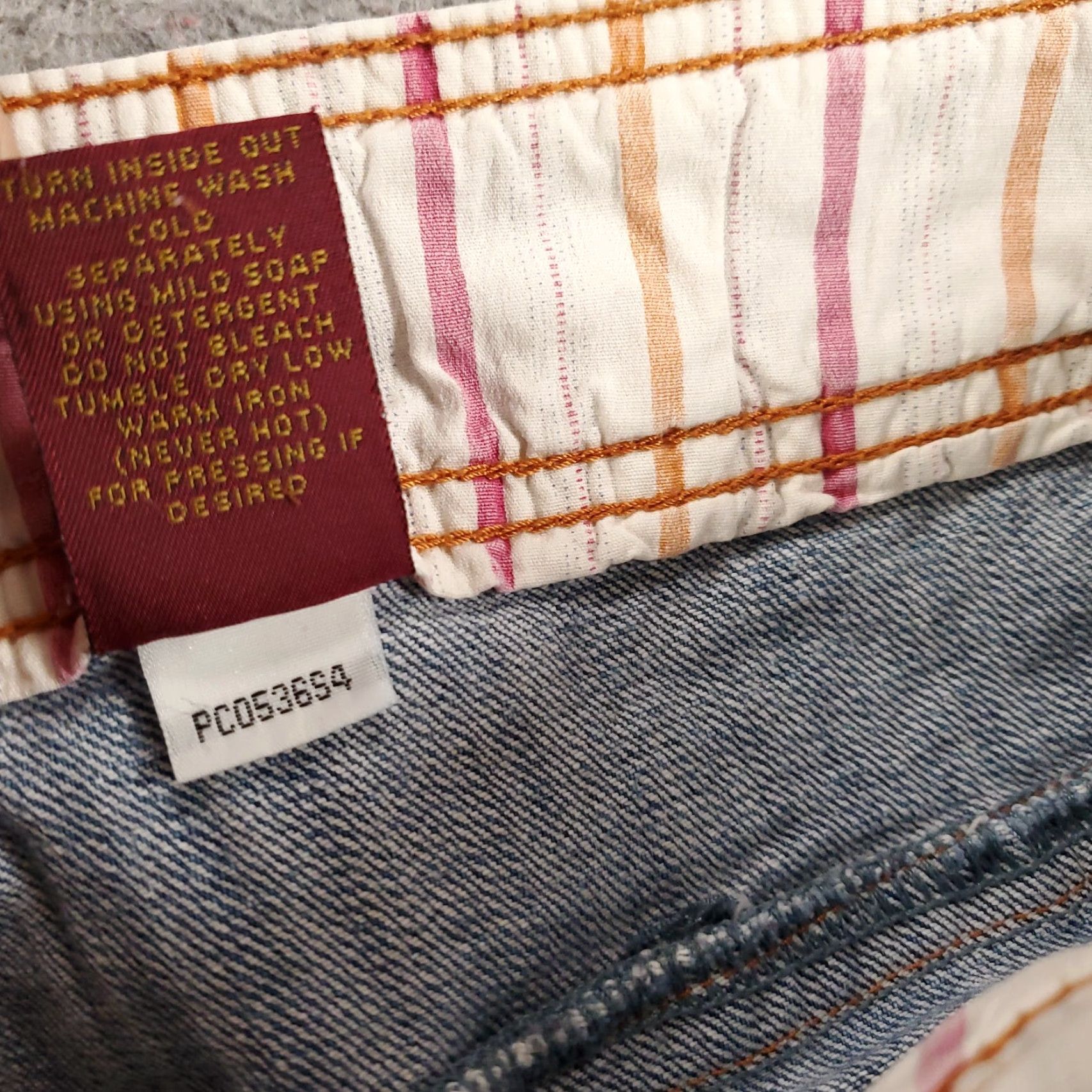 Denime Womens Cropped Jeans Size 20 Light Wash Denim 19 Inch Inseam Stretch 42x19 Jeans Zana Di Plus Pink? Size 42" / US 20 - 7 Thumbnail