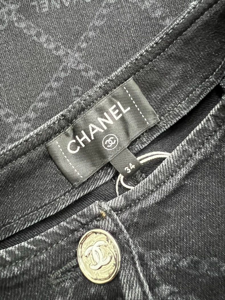 Chanel Chanel 23A popular black micro flared jeans Size 42" / US 20 - 3 Thumbnail