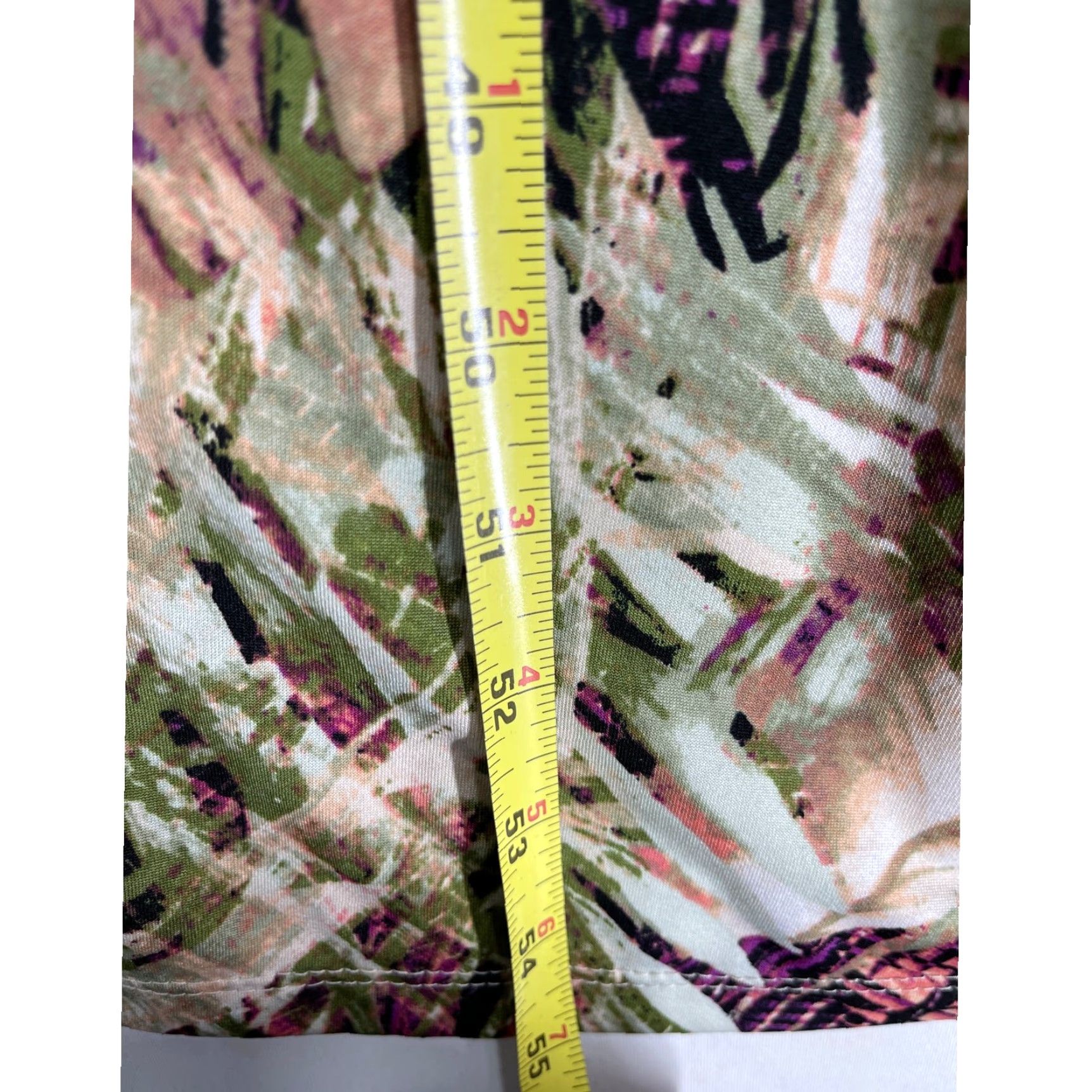 Vintage Chelsea Taylor Maxi Dress S Green Purple Tropical Sleeveless Resort Beach Women Slim Casual Size S / US 4 / IT 40 - 5 Thumbnail