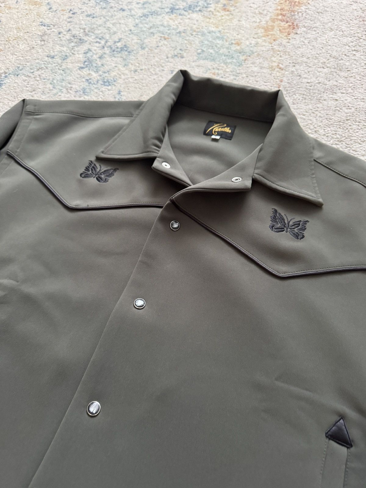 Needles Needles Green Piping Cowboy Jacket Size US L / EU 52-54 / 3 - 2 Thumbnail