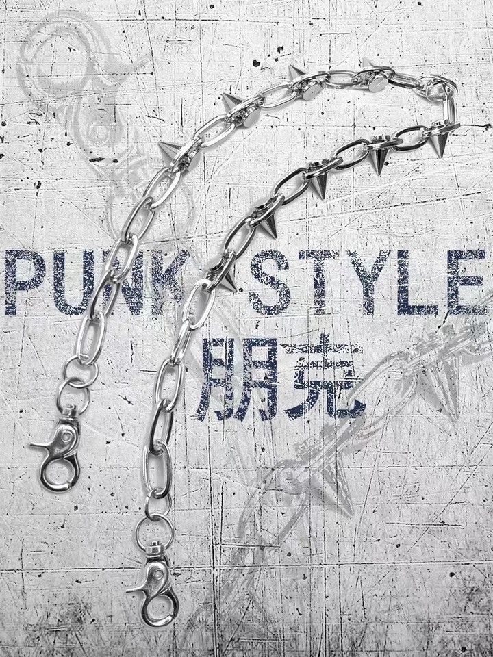 Jewelry Punk Spike Pants Chain Size ONE SIZE - 2 Thumbnail