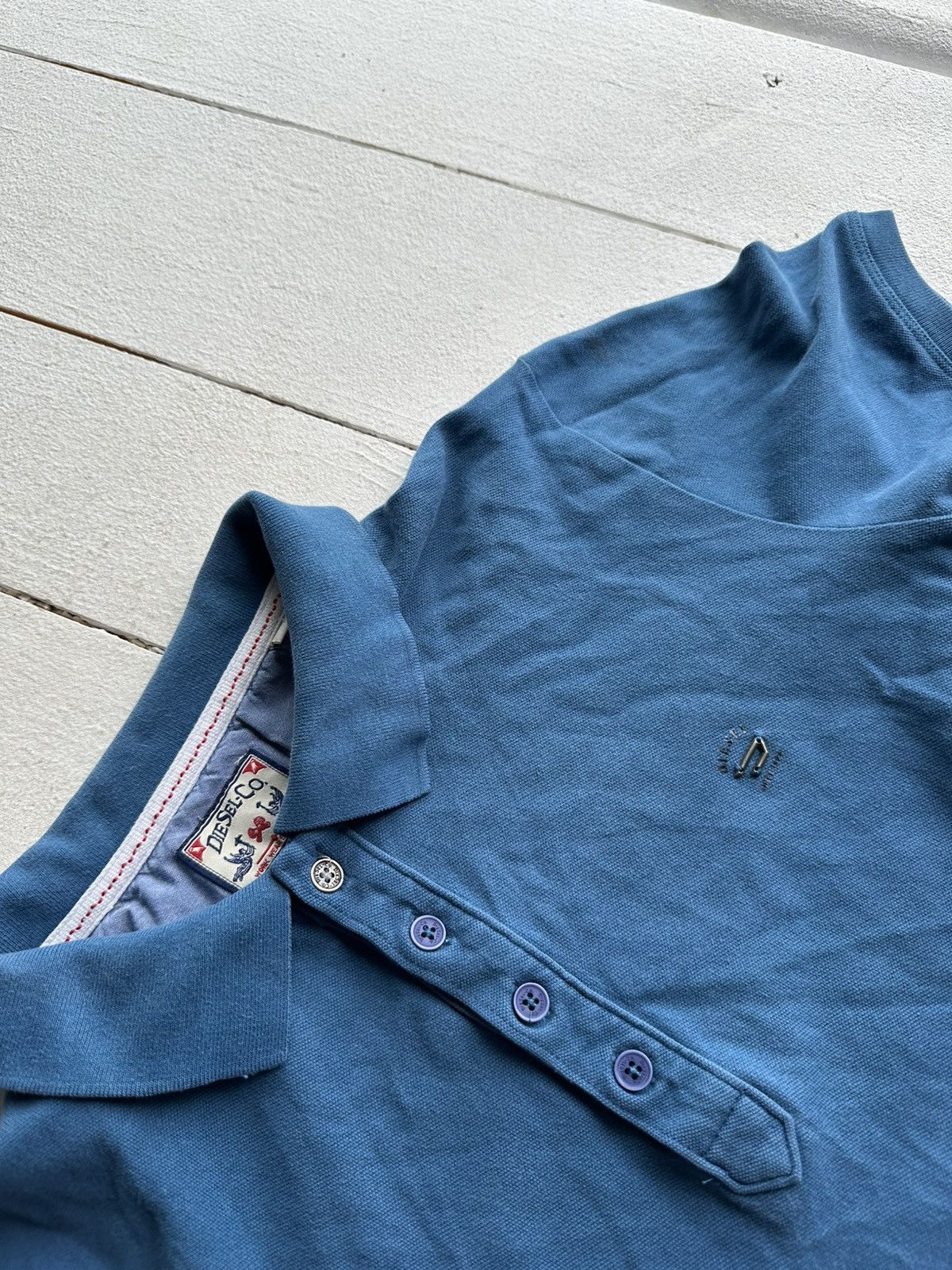 Diesel 🚨VNTG Diesel Avant-garde POLO Shirt 90s very rare Streetwear Size US M / EU 48-50 / 2 - 4 Thumbnail