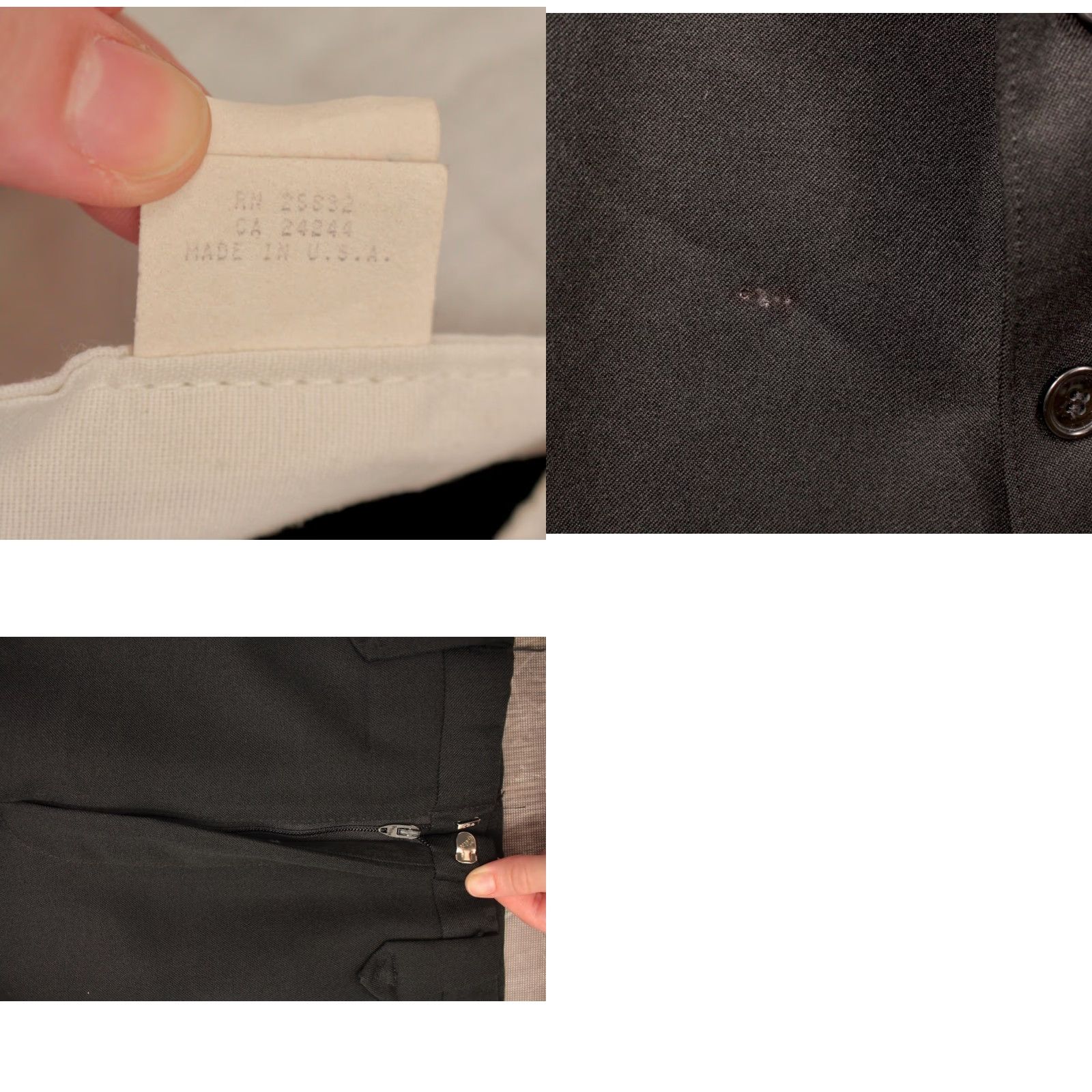 Vintage VINTAGE Men's VTG 80s 2 PC Western Style Black Leisure Suit Sz 52 R 1980s Polyester Size 52R - 10 Thumbnail