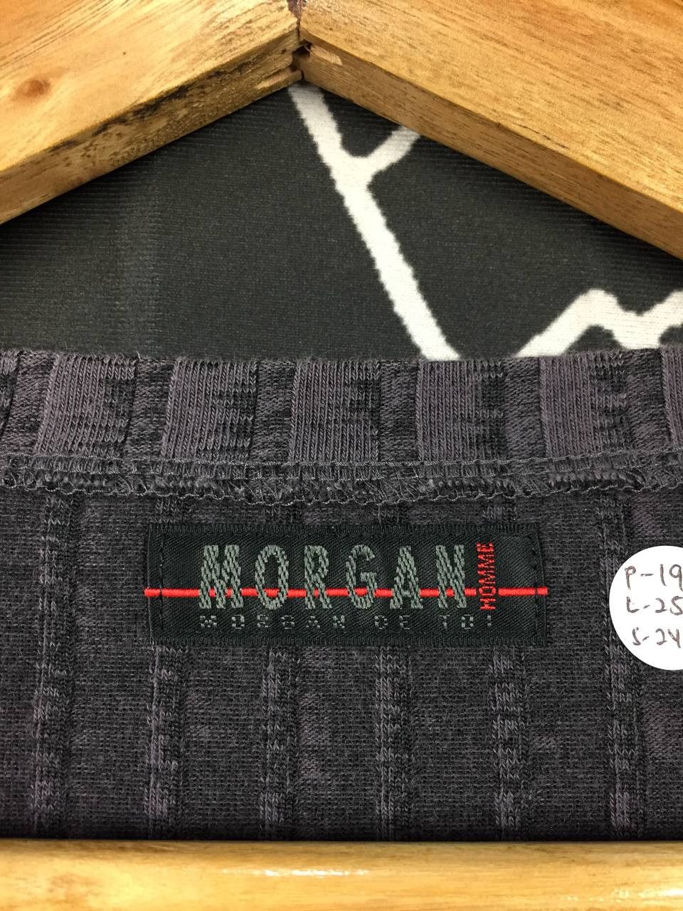 Morgan Homme Morgan Homme Waffle Rib Knit Long Sleeve Henley Tee Size US M / EU 48-50 / 2 - 8 Thumbnail