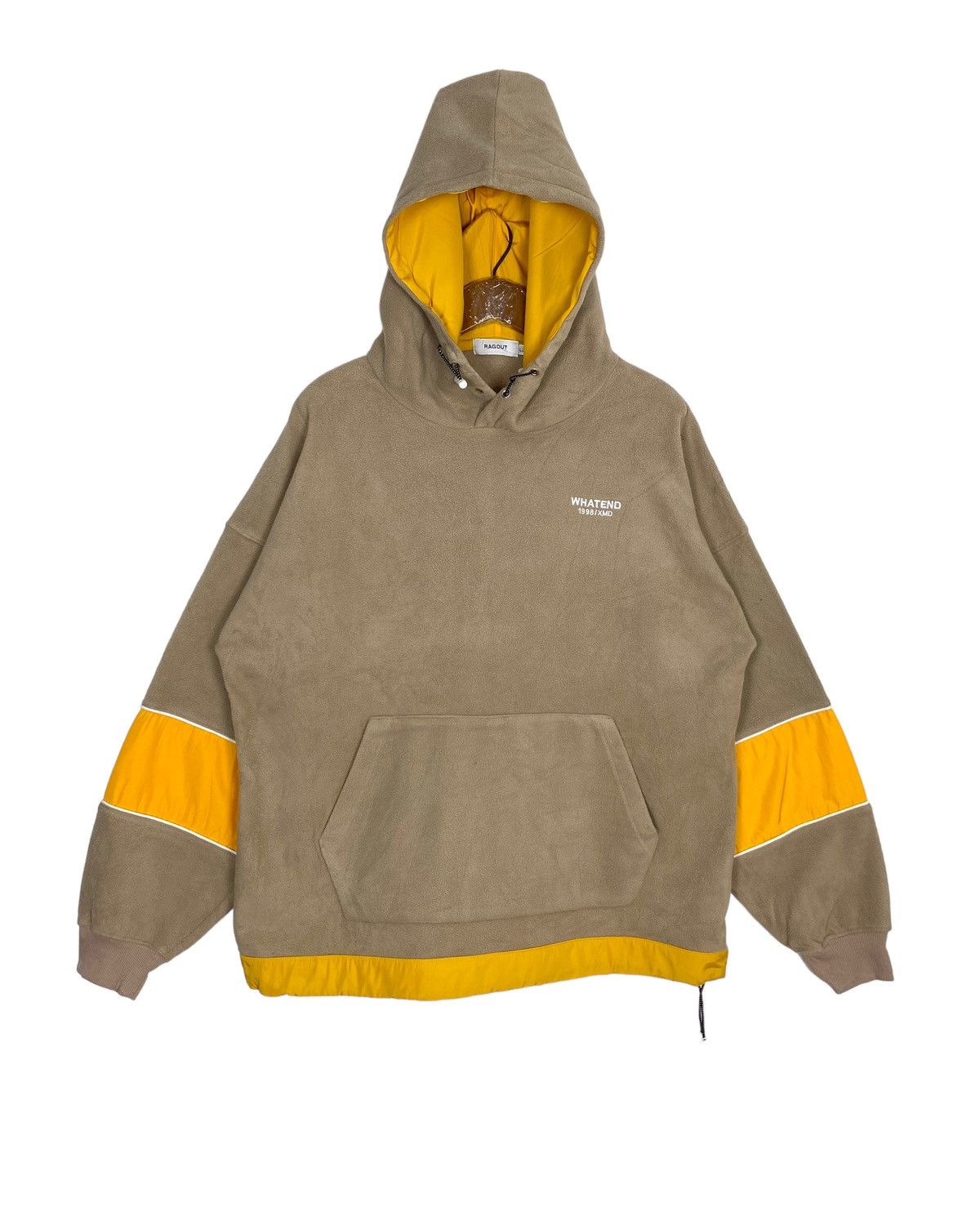 Japanese Brand Rare‼️ Whatend Hoodie Fleece Embroidery Spellout Size US L / EU 52-54 / 3 - 3 Thumbnail