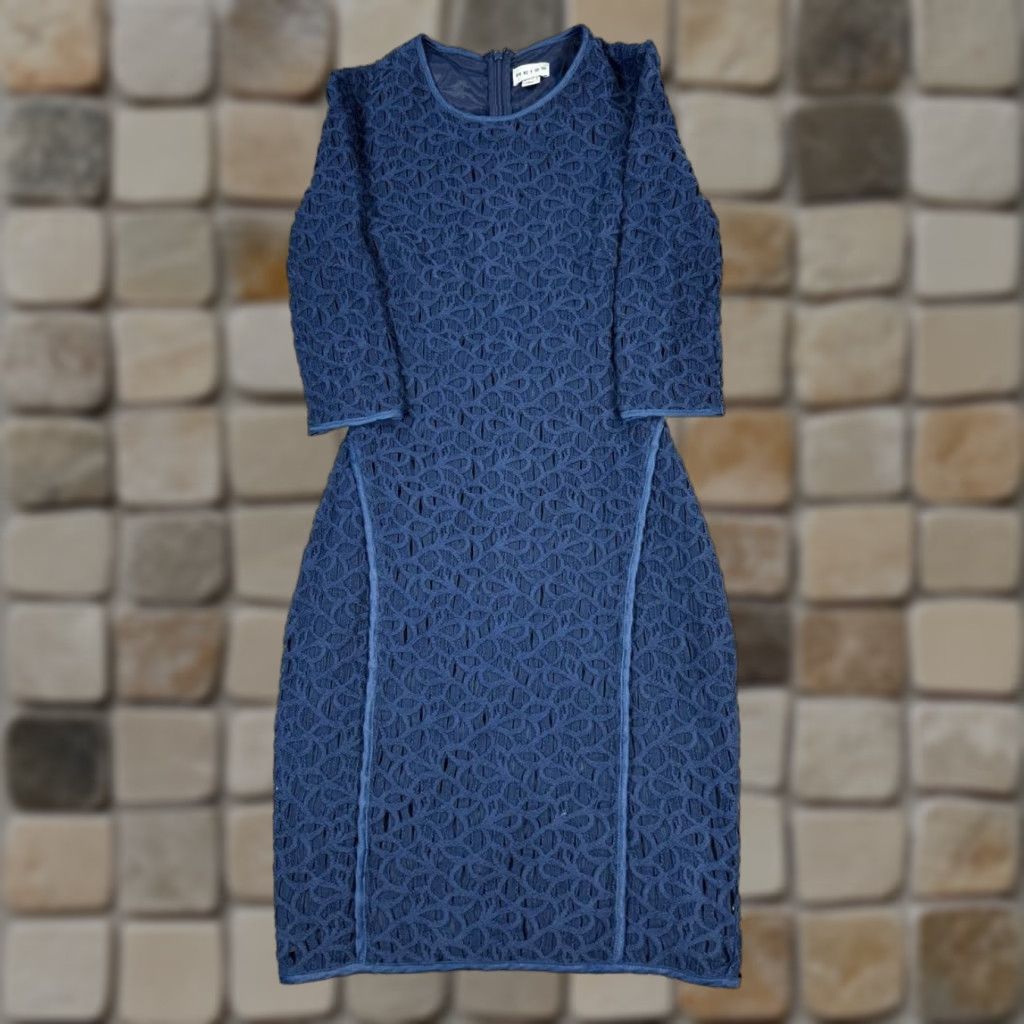 puff sleeve dress blue Rhea Royal Blue Short Puff Sleeve Mini Dress main image 0