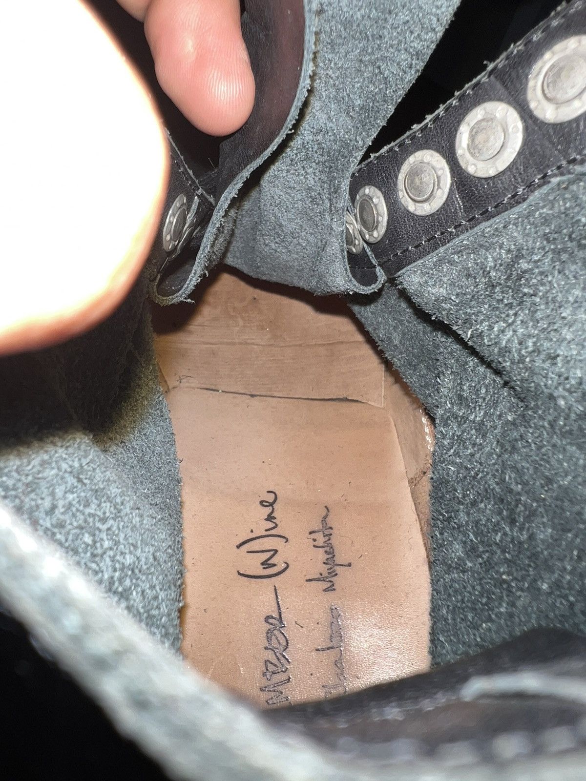 Number (N)ine Number (N)ine F/W 09 Clog Boots Size US 5.5 / EU 38 - 6 Thumbnail