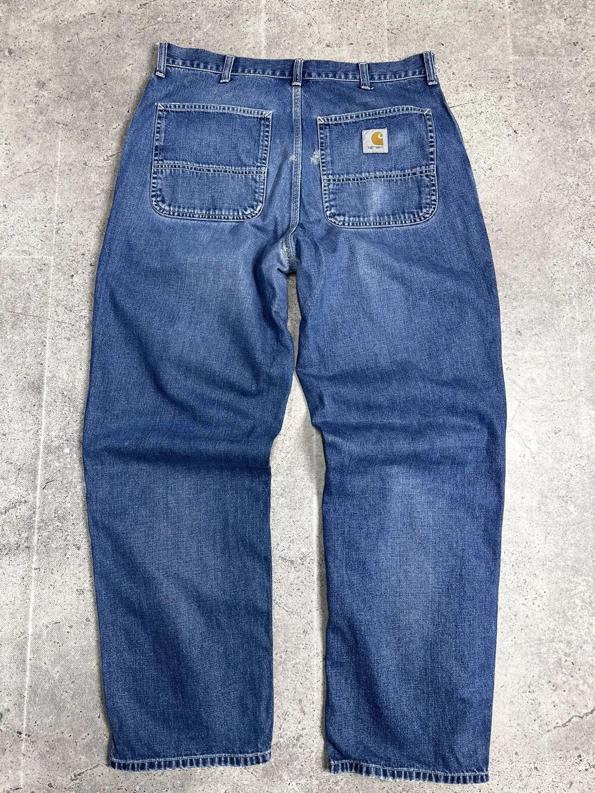 Carhartt Wip Vintage Carhartt Denim Pants Carpenter Jeans Workwear Style Size US 32 / EU 48 - 1 Thumbnail