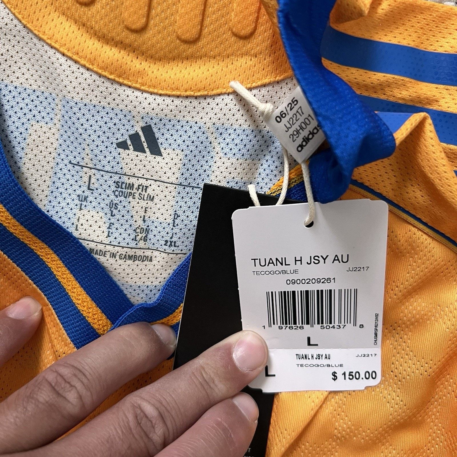 Adidas adidas Tigres UANL 25/26 Authentic Jersey Size Large NWT Size US L / EU 52-54 / 3 - 2 Thumbnail