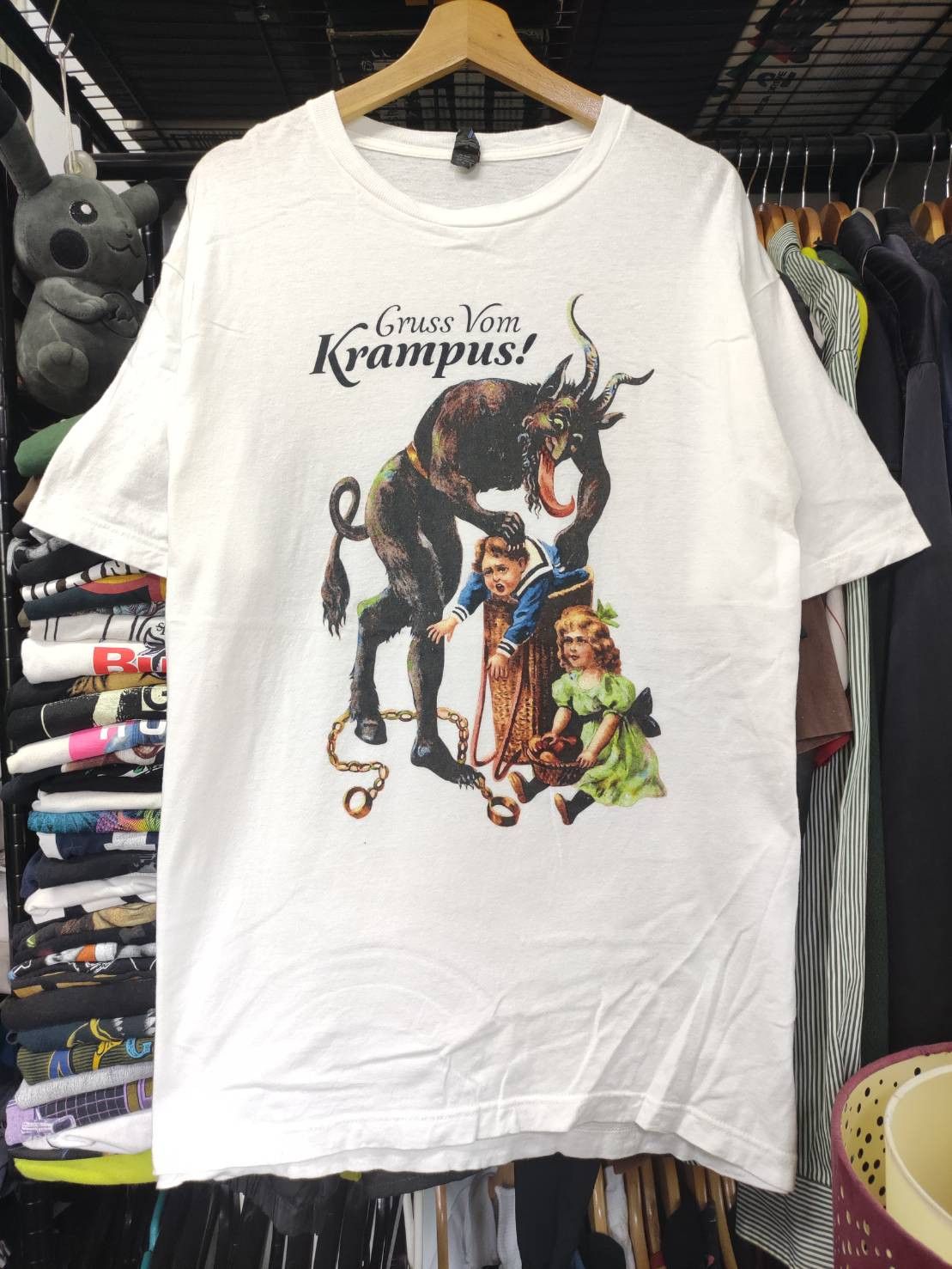 Arts & Science Gruss Vom Krampus Christmas T-Shirt Size US XL / EU 56 / 4 - 2 Thumbnail