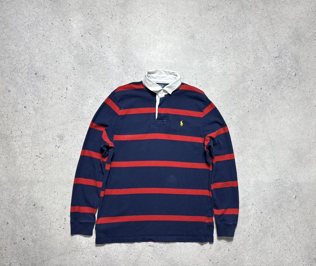 Polo Ralph Lauren Vintage Rugby Sweatshirt Striped Y2K