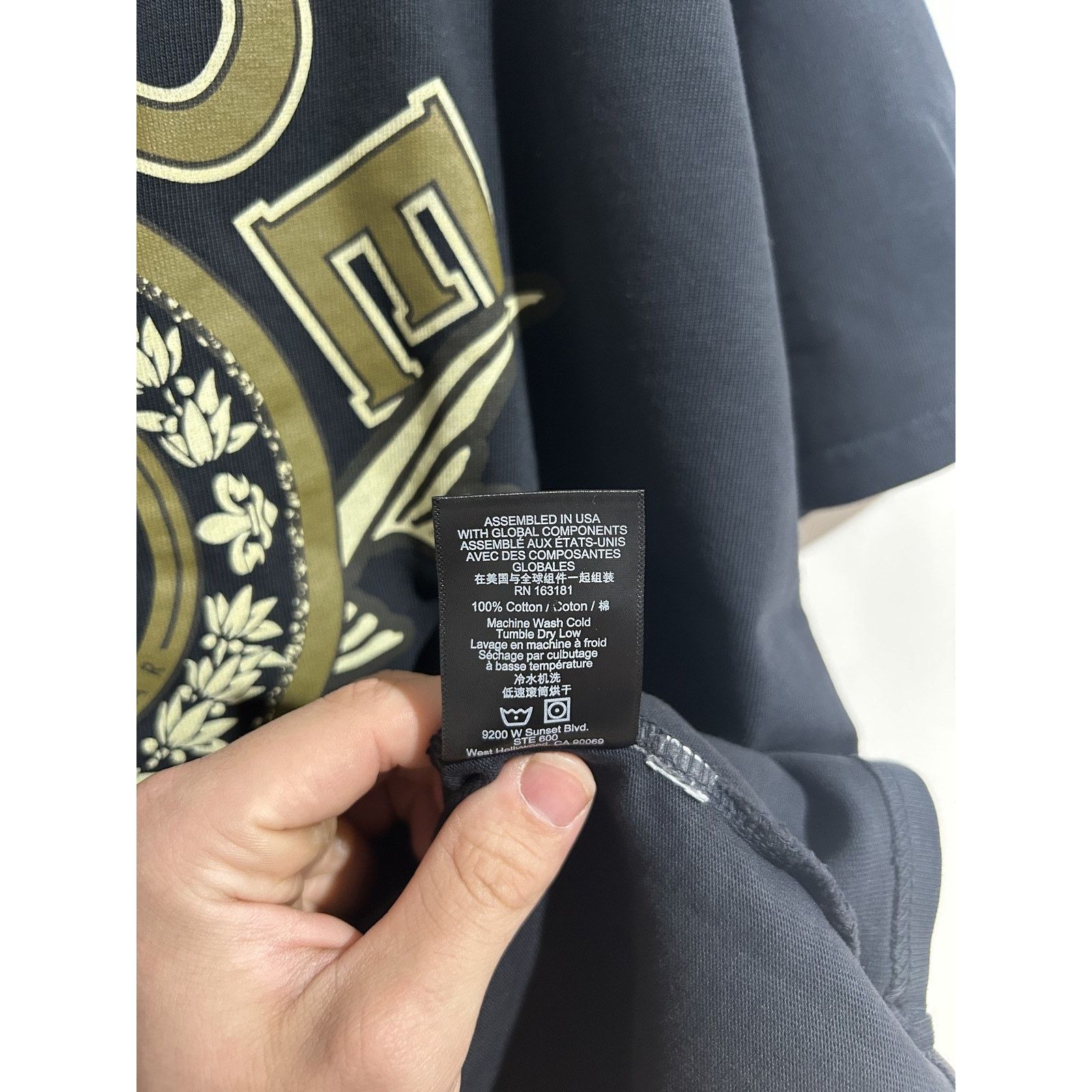 Rhude RHUDE BLACK CAVIAR TEE VINTAGE BLZCK SIZE LARGE NEW Size US L / EU 52-54 / 3 - 3 Thumbnail