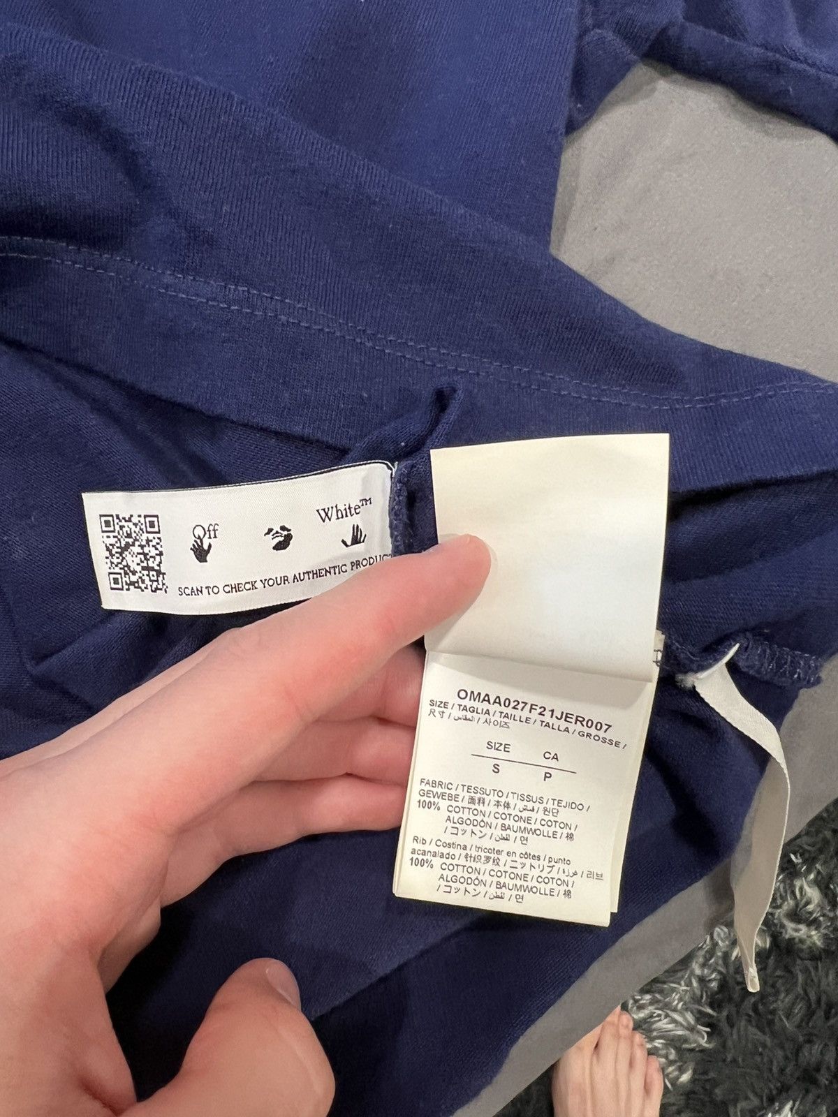 Off-White Off White Rubber Arrows T Shirt Size US S / EU 44-46 / 1 - 5 Thumbnail