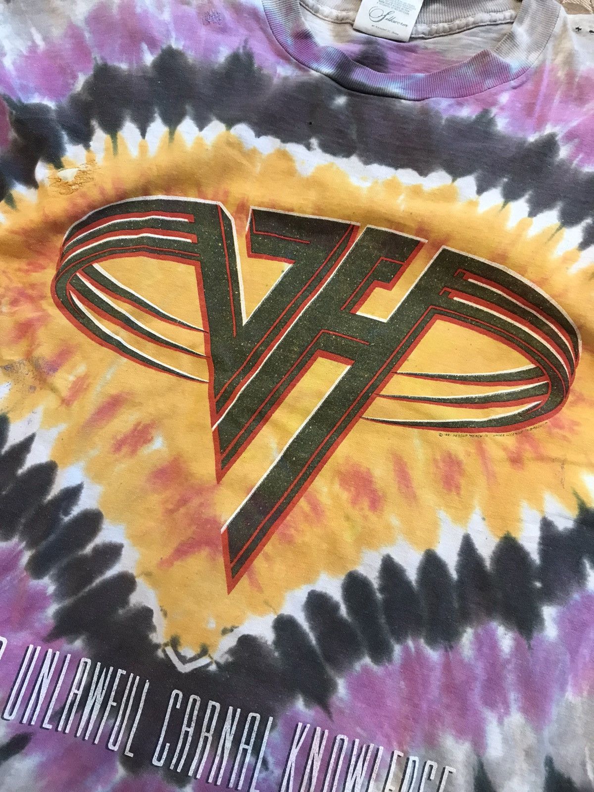 Band Tees × Vintage 90s Van Halen For Unlawful Carnal Knowledge Tshirt Size US XL / EU 56 / 4 - 4 Thumbnail