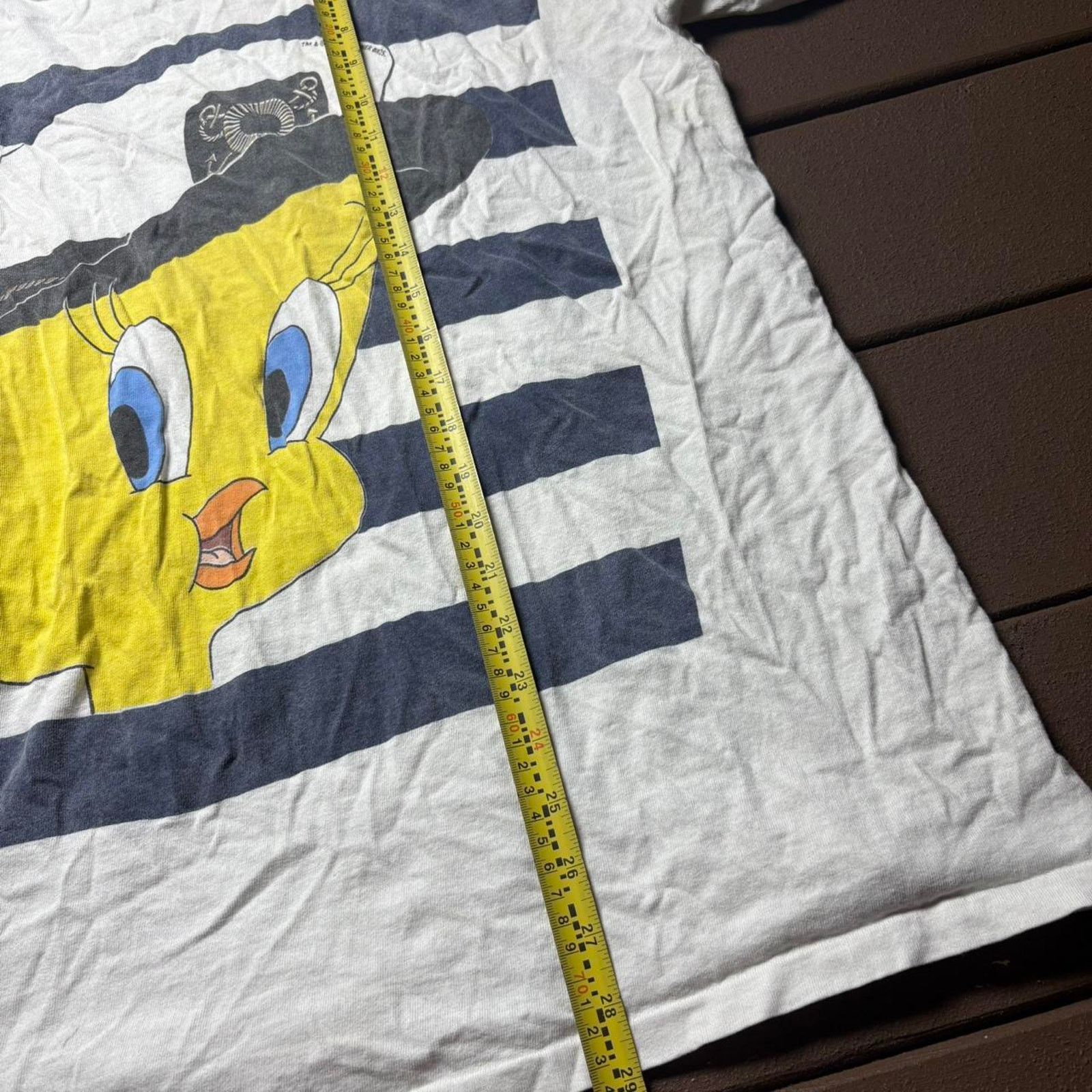 Disney Vintage 1994 Tweety Bird Looney Tunes Single Stitch Shirt Size US XL / EU 56 / 4 - 4 Thumbnail