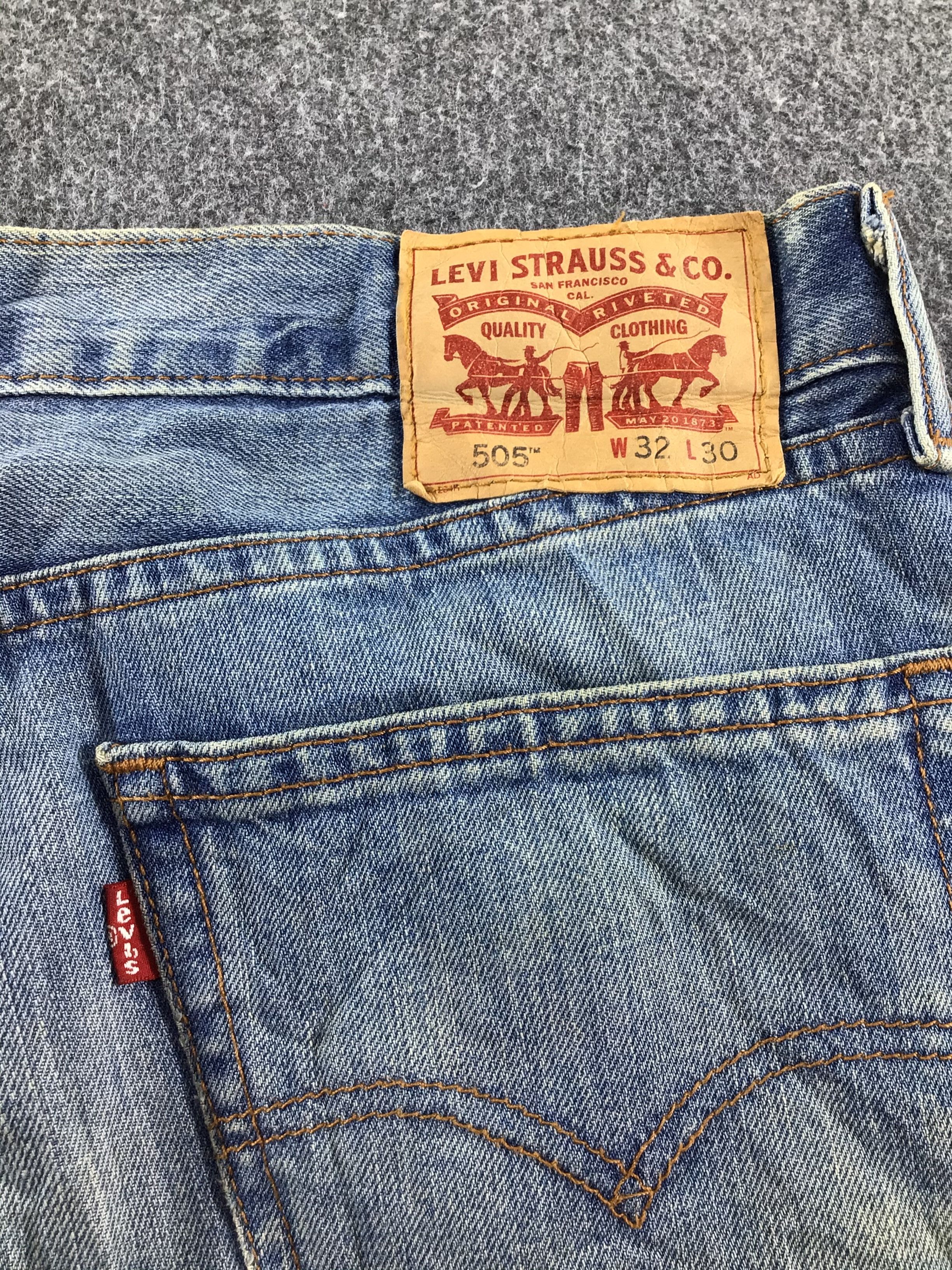 Levi's Vintage Levis 505 Jeans-J598 Size US 34 / EU 50 - 5 Thumbnail