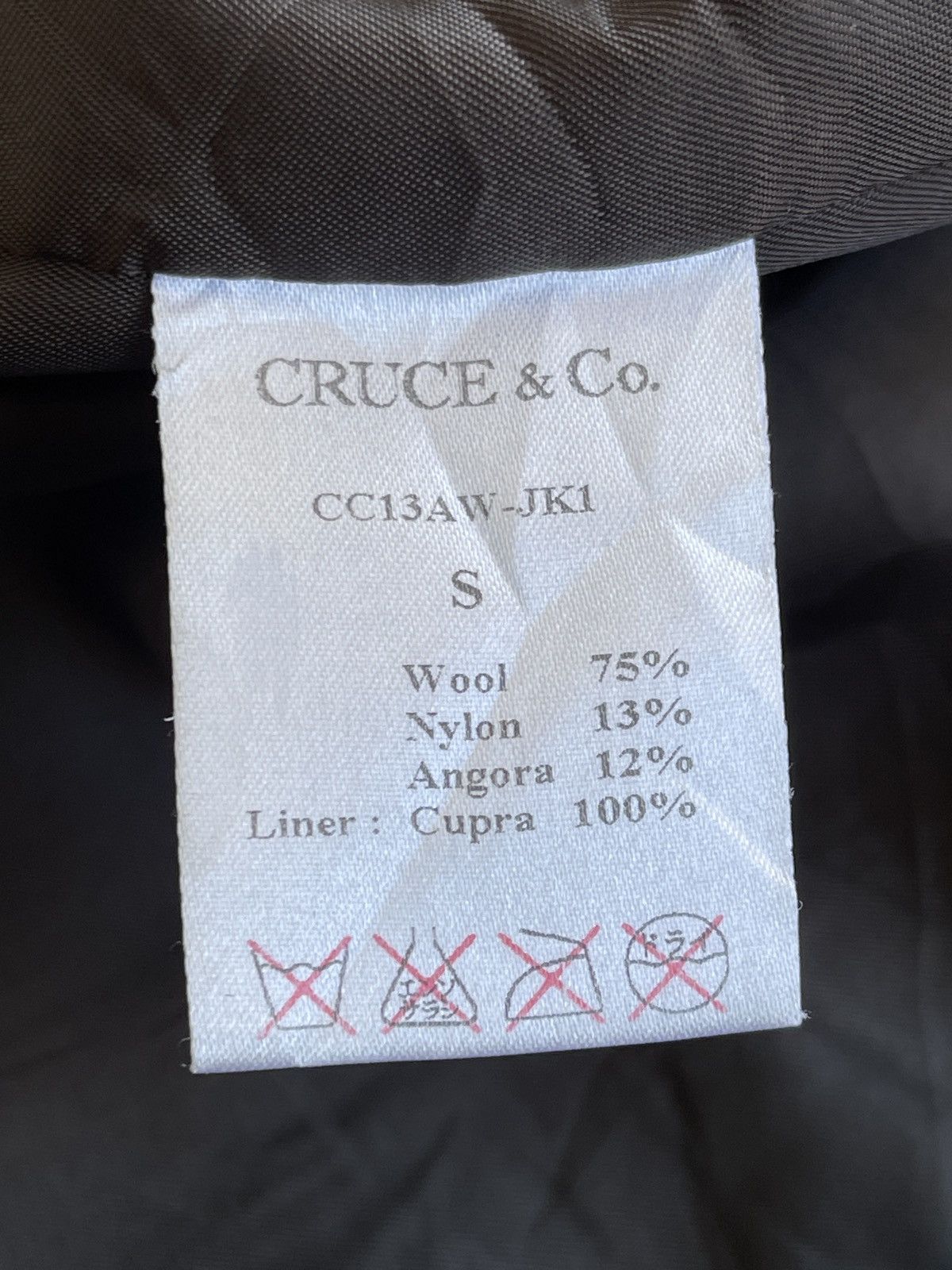 Japanese Brand AW2013 Cruce & Co Thinsulate Wool Jacket Size US S / EU 44-46 / 1 - 10 Thumbnail