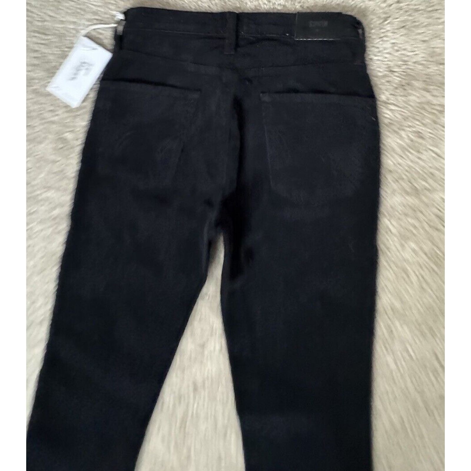 Edwin Edwin Pixie 9” Midrise Corduroy Black Skinny Pants Jeans 25" Size 25" / US 0 / IT 36 - 2 Thumbnail