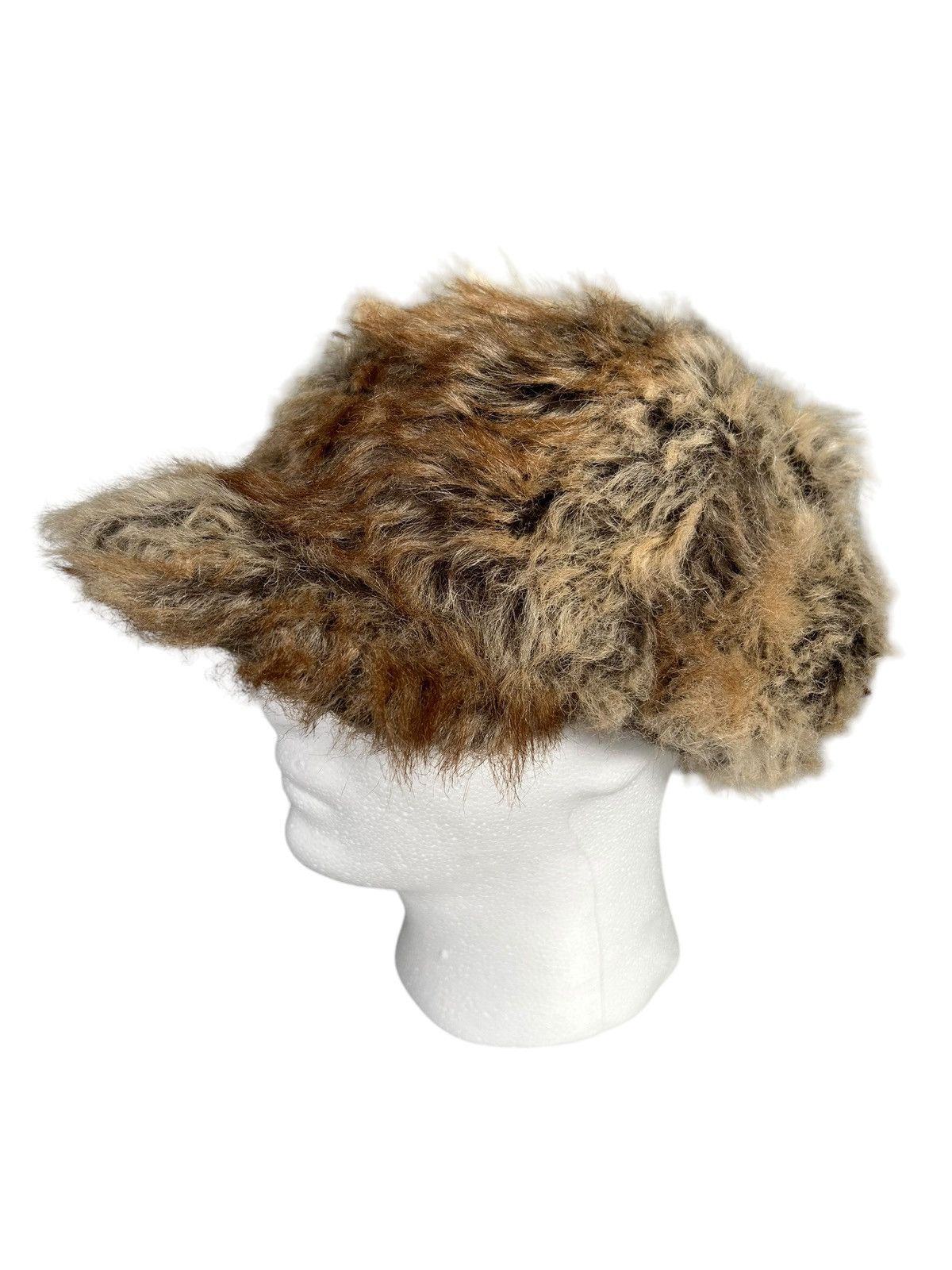 14th Addiction × Japanese Brand × Le Grande Bleu (L.G.B.) Punk Bondage Style Fur Hats Rare ☠️☠️ Size ONE SIZE - 4 Thumbnail