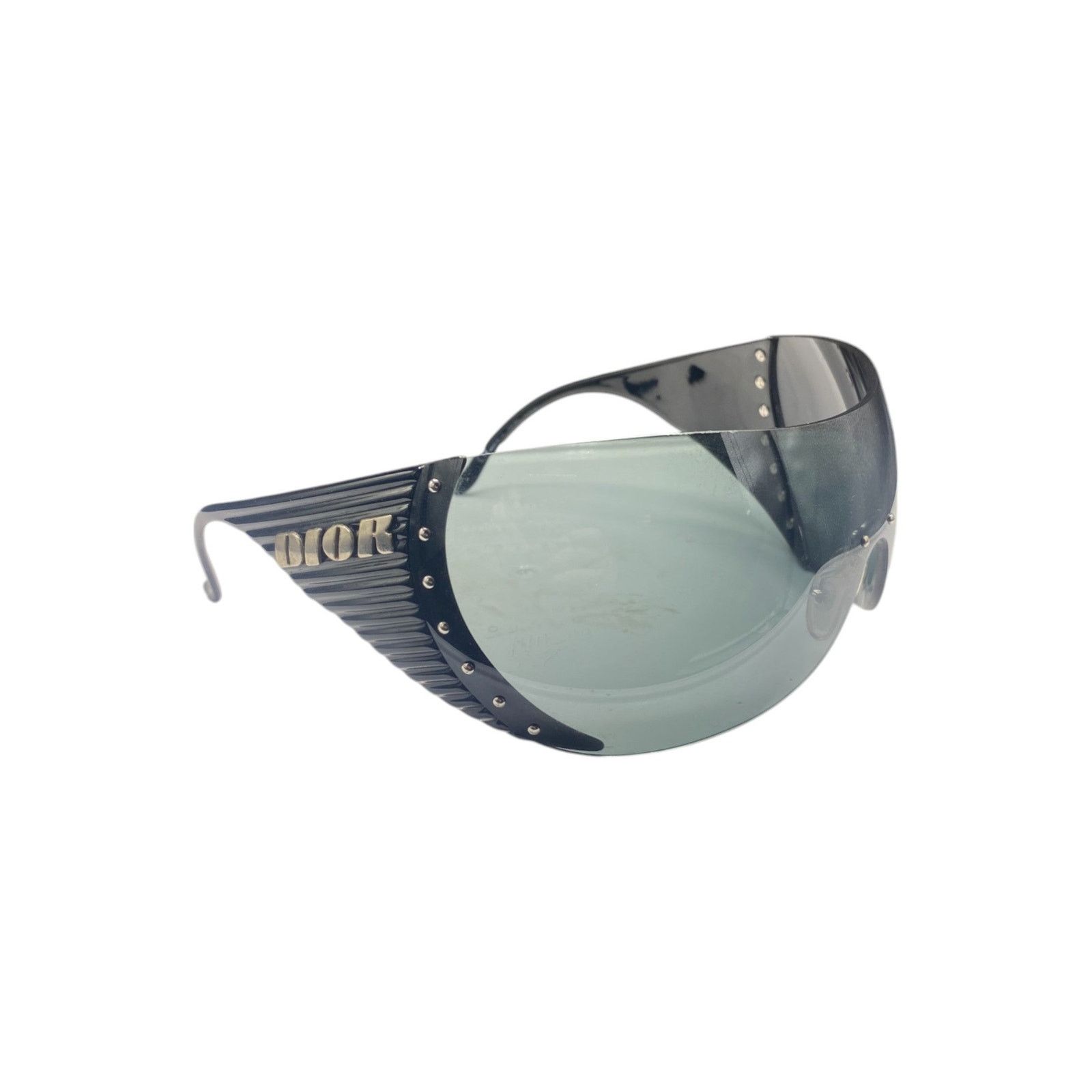 Dior Bike Black Oversized Rimless Sunglasses Size ONE SIZE - 2 Thumbnail