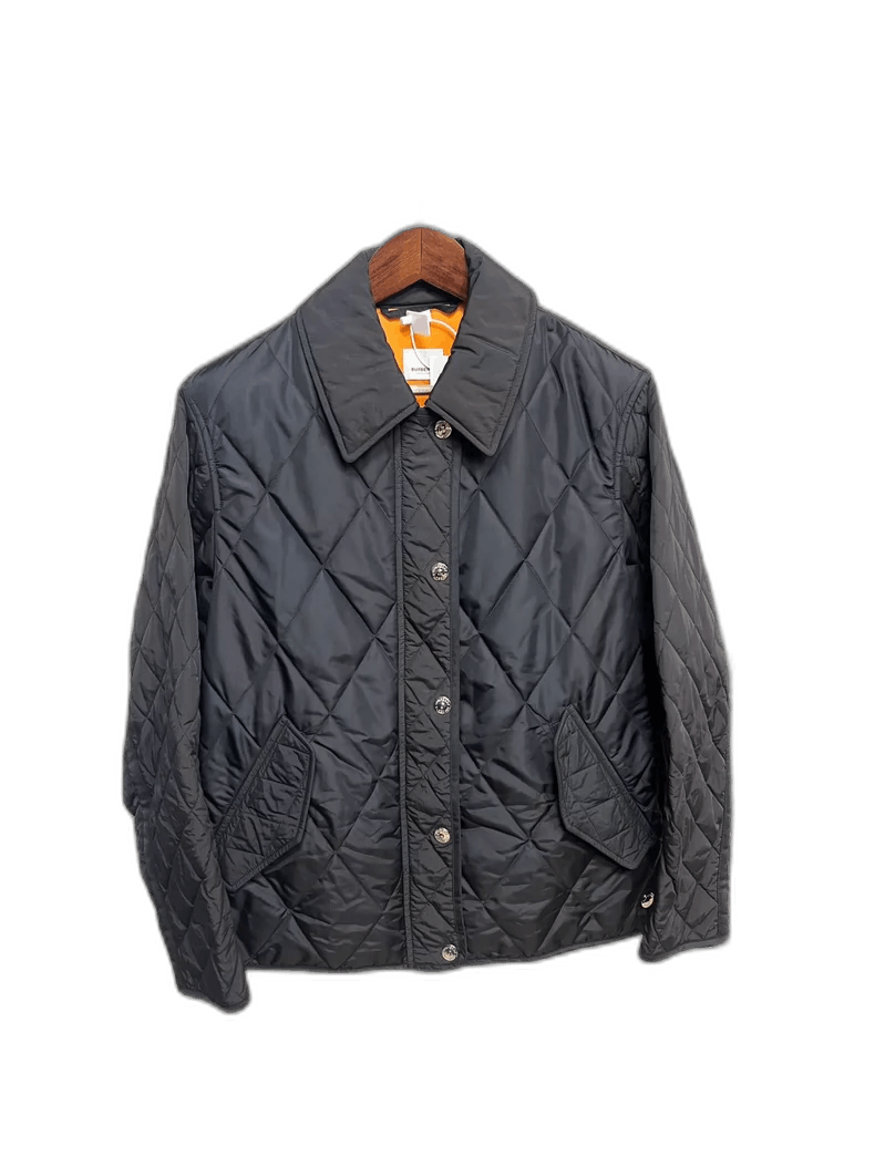 Burberry Burberry Black Diamond Quilted Cotton Jacket Size US M / EU 48-50 / 2 - 1 Thumbnail