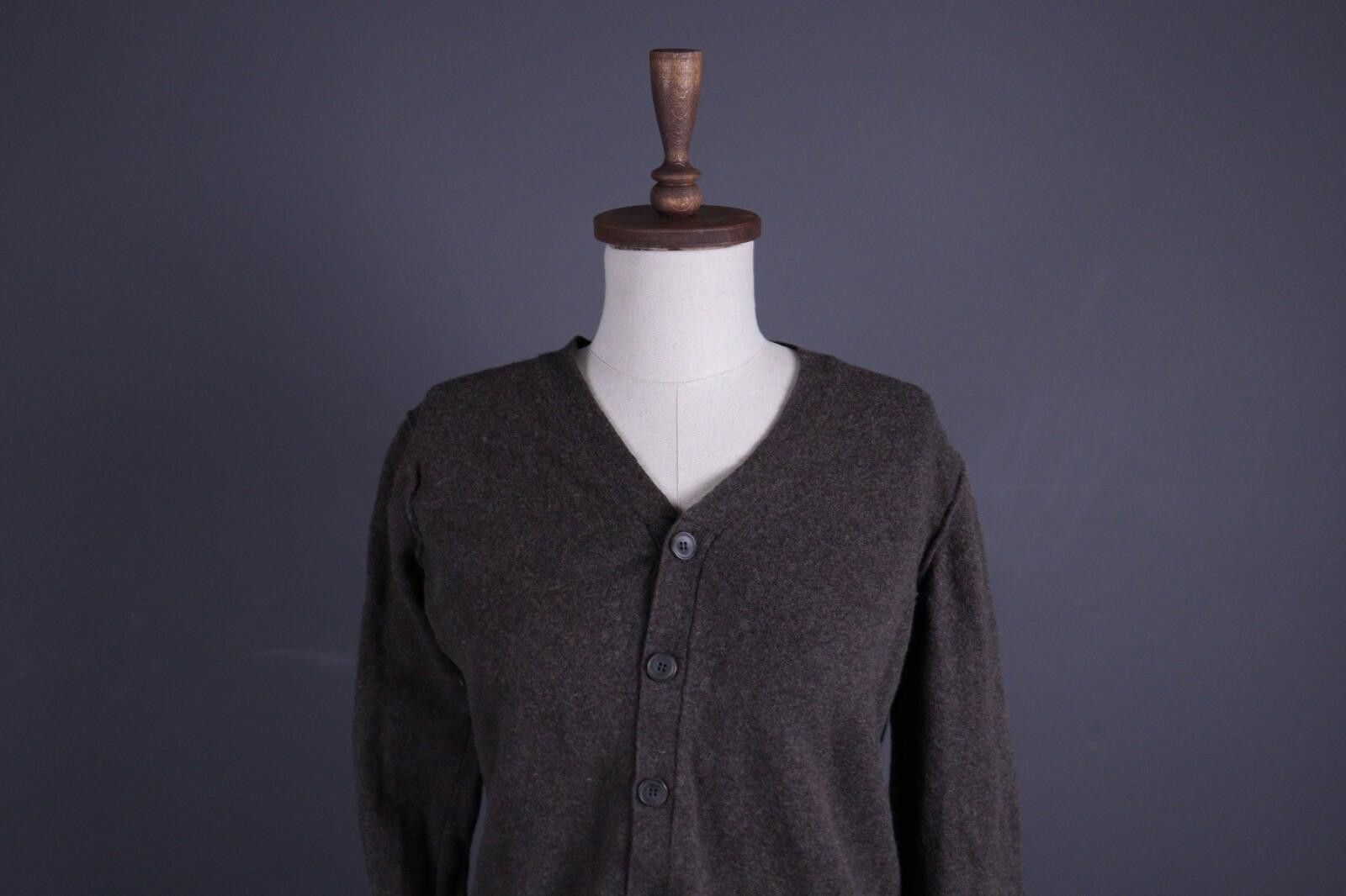 Nudie Jeans NUDIE JEANS CO Brown Wool Knit Cardigan Sweater Size S Size S / US 4 / IT 40 - 2 Thumbnail