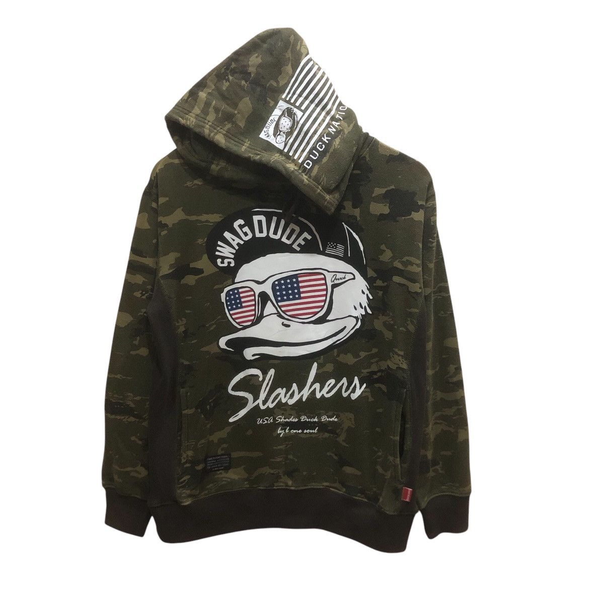Duck Head Camo Swag Duck Dude Slashers Sweatshirt Hodie Size US M / EU 48-50 / 2 - 1 Thumbnail
