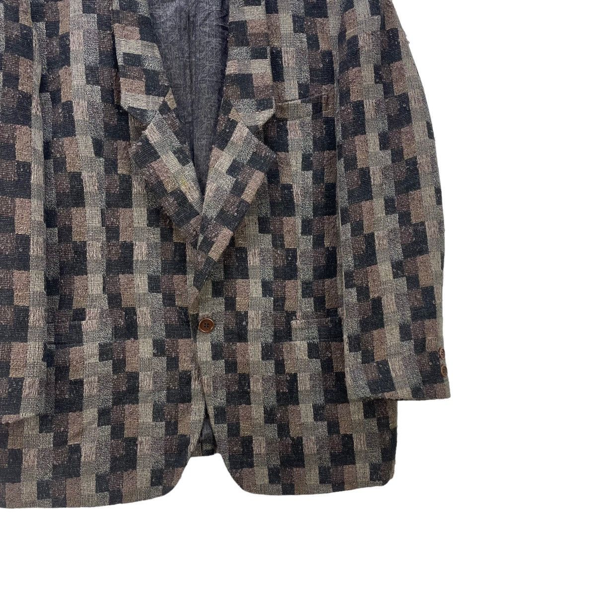 Japanese Brand 🔥Japanese Bramd Blazer Patchwork Casual Jacket Size US M / EU 48-50 / 2 - 5 Thumbnail