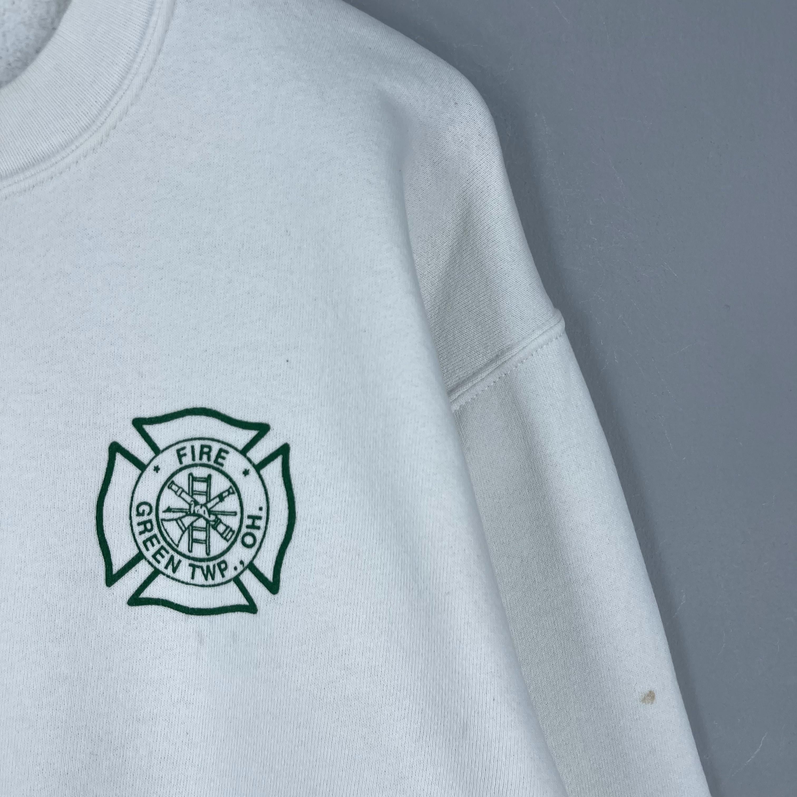 Vintage Vintage FIRE GREEN TOWNSHIP Dirty Sweatshirt Size US M / EU 48-50 / 2 - 3 Thumbnail
