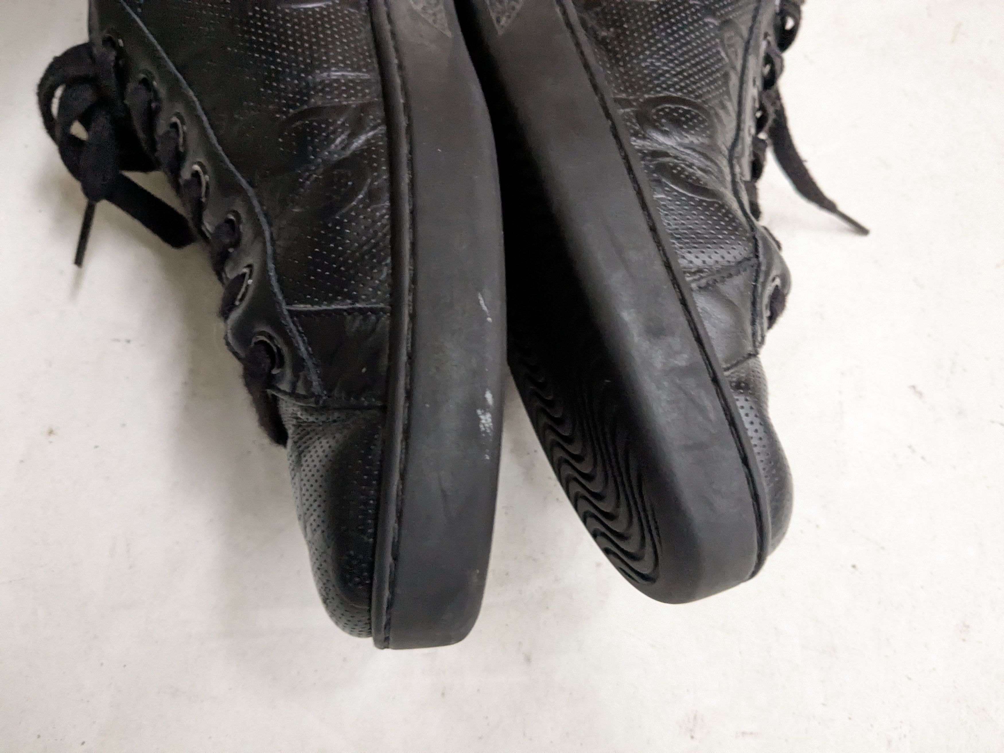 Gucci Gucci Ace Sneakers 8.5 Black Leather Monogram GG Logo Size US 8.5 / EU 41-42 - 12 Thumbnail