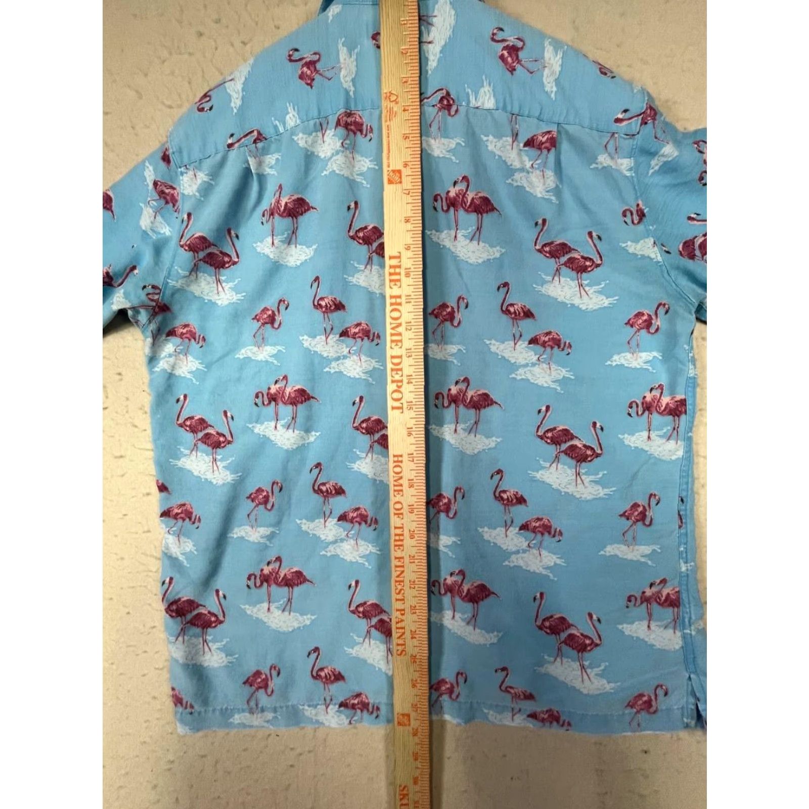 Vintage caribbean Button-Up Shirt Men M Blue Palm Trees Sailboats Hawaiian Short Sleeve Size US M / EU 48-50 / 2 - 3 Thumbnail