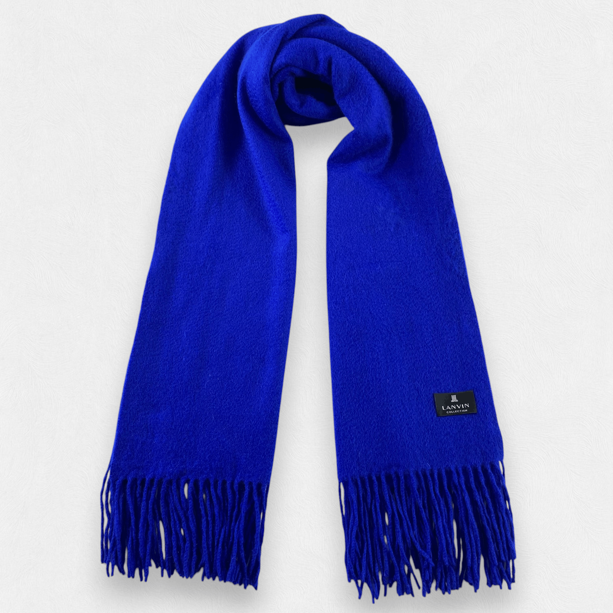 Lanvin × Vintage Lanvin Scarf Neck Wrap Cashmere Muffler Size ONE SIZE - 1 Thumbnail