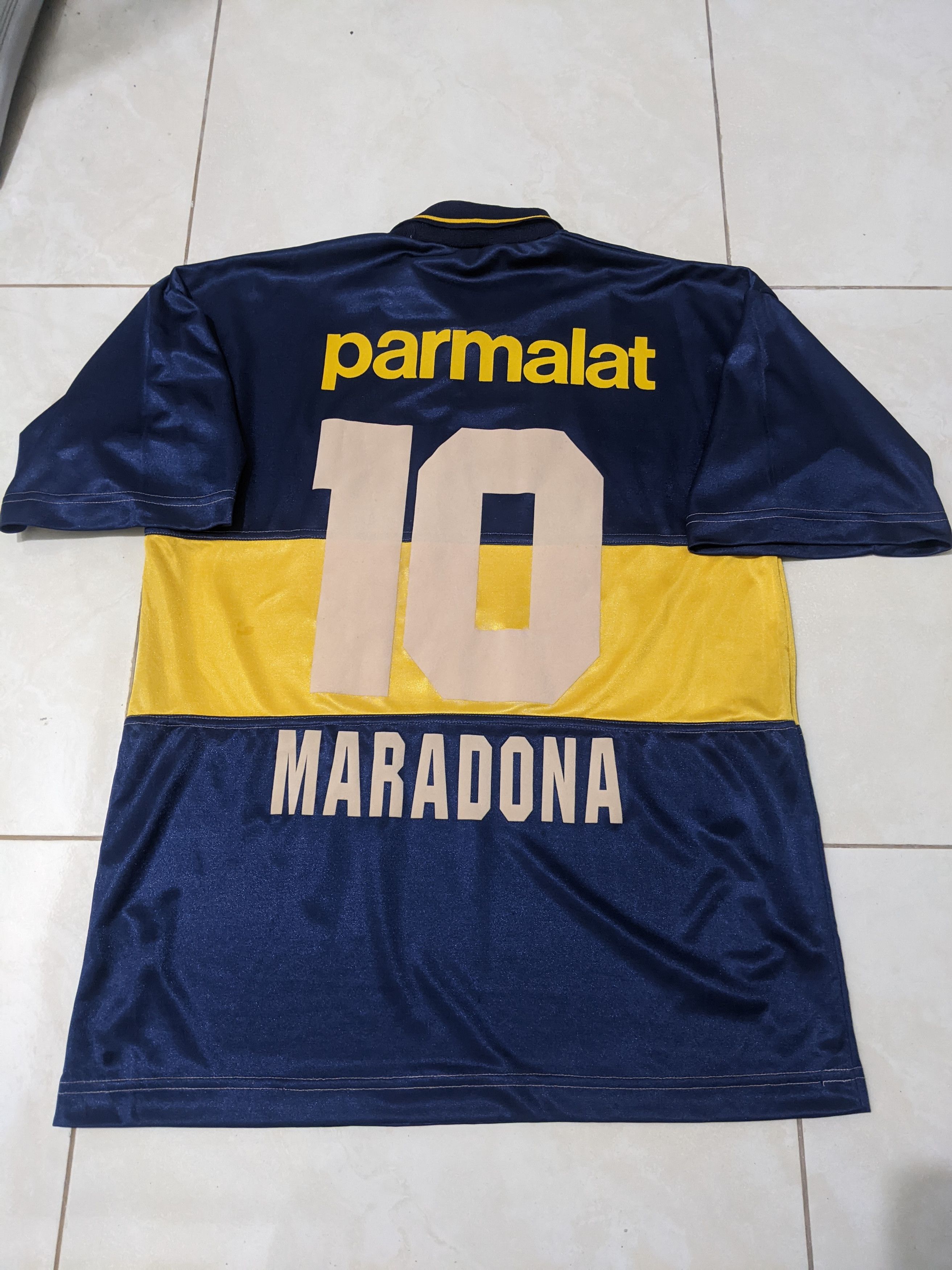 Vintage Boca junior 1994-95 home Maradona Jersey football shirt Size US M / EU 48-50 / 2 - 2 Thumbnail