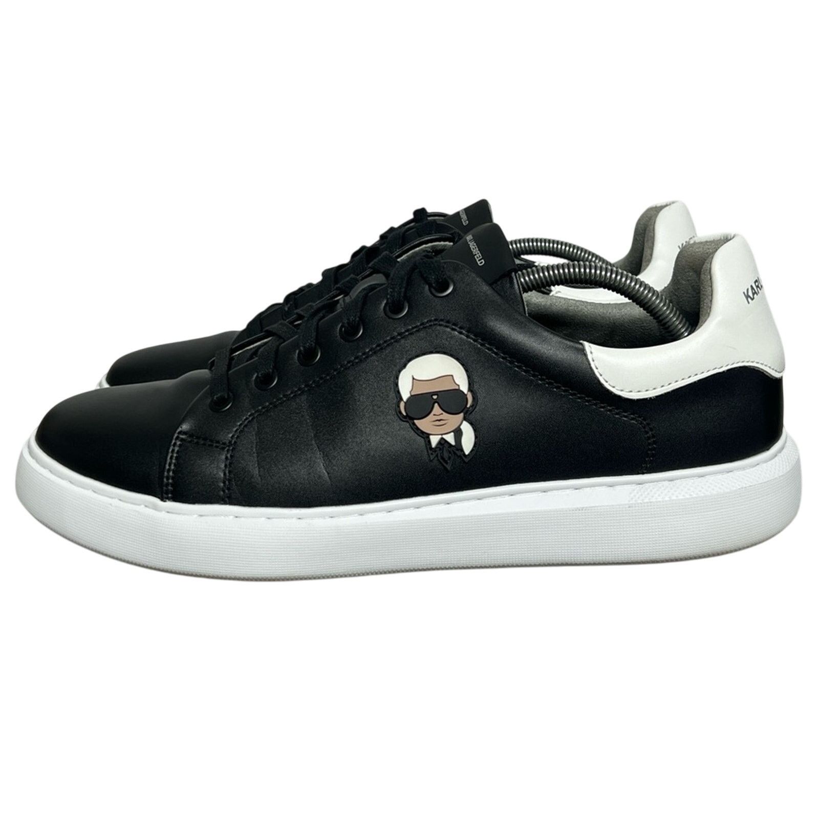 Karl Lagerfeld Karl Lagerfeld Kapri Lo Mono Mid Low Cut Mens Sneakers RARE Size US 11.5 / EU 44-45 - 1 Thumbnail