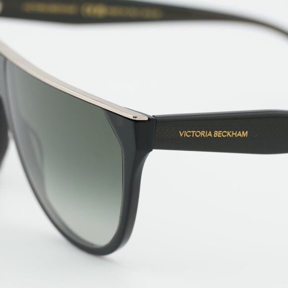 Victoria Beckham VB682S 305 Sunglasses Green Aviator Frame, Smoke Lenses Victoria Beckham VB682S 305 Sunglasses Green Aviator Frame main image 4