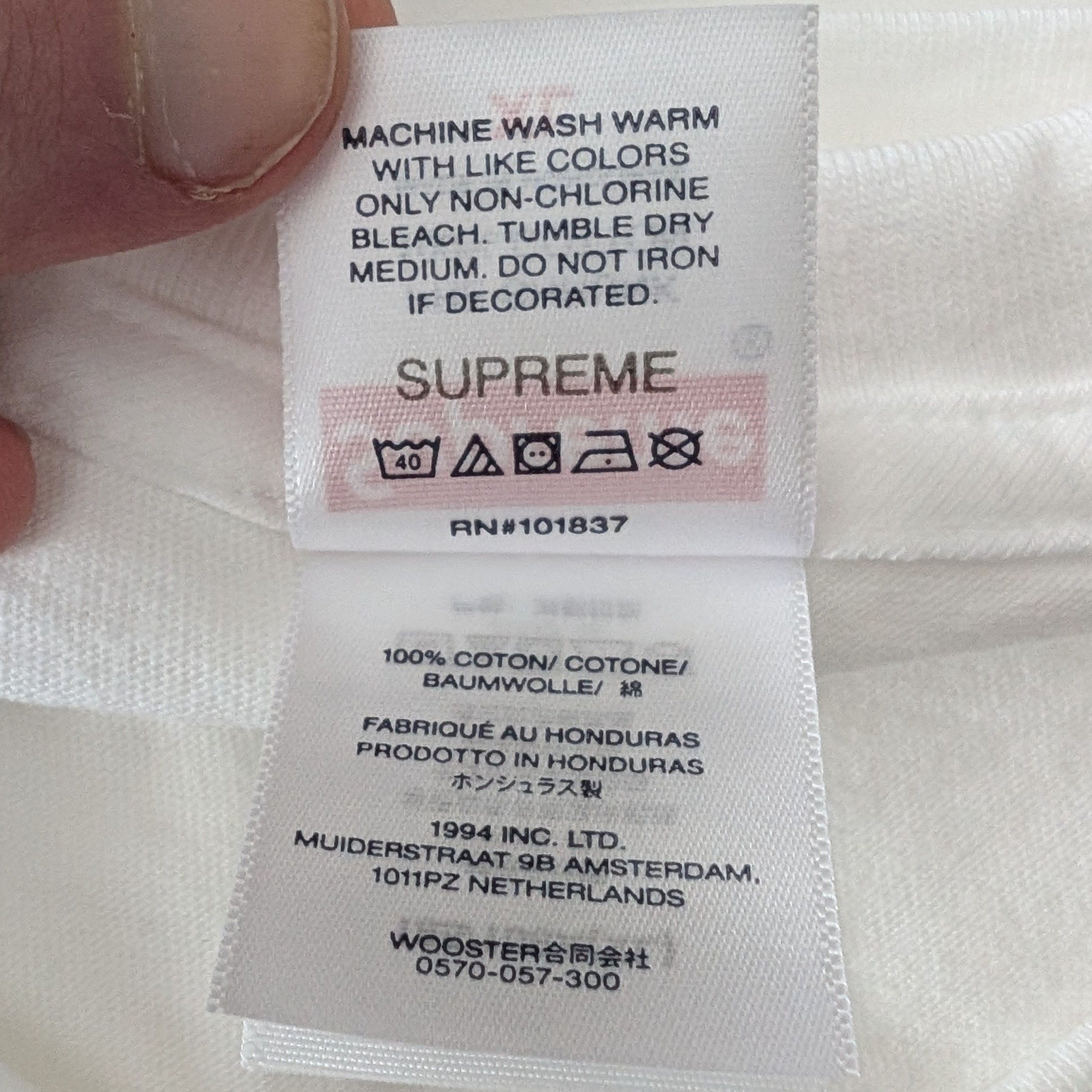 Supreme x Aphex Twin Selected Ambient Works 85-92 Tee Size US XL / EU 56 / 4 - 4 Thumbnail