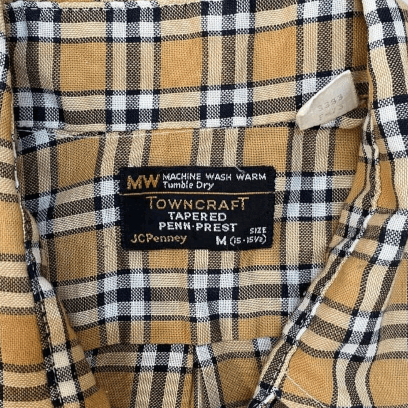 Towncraft Vintage Towncraft JC Penney Plaid Button Down Shirt Size US M / EU 48-50 / 2 - 5 Thumbnail