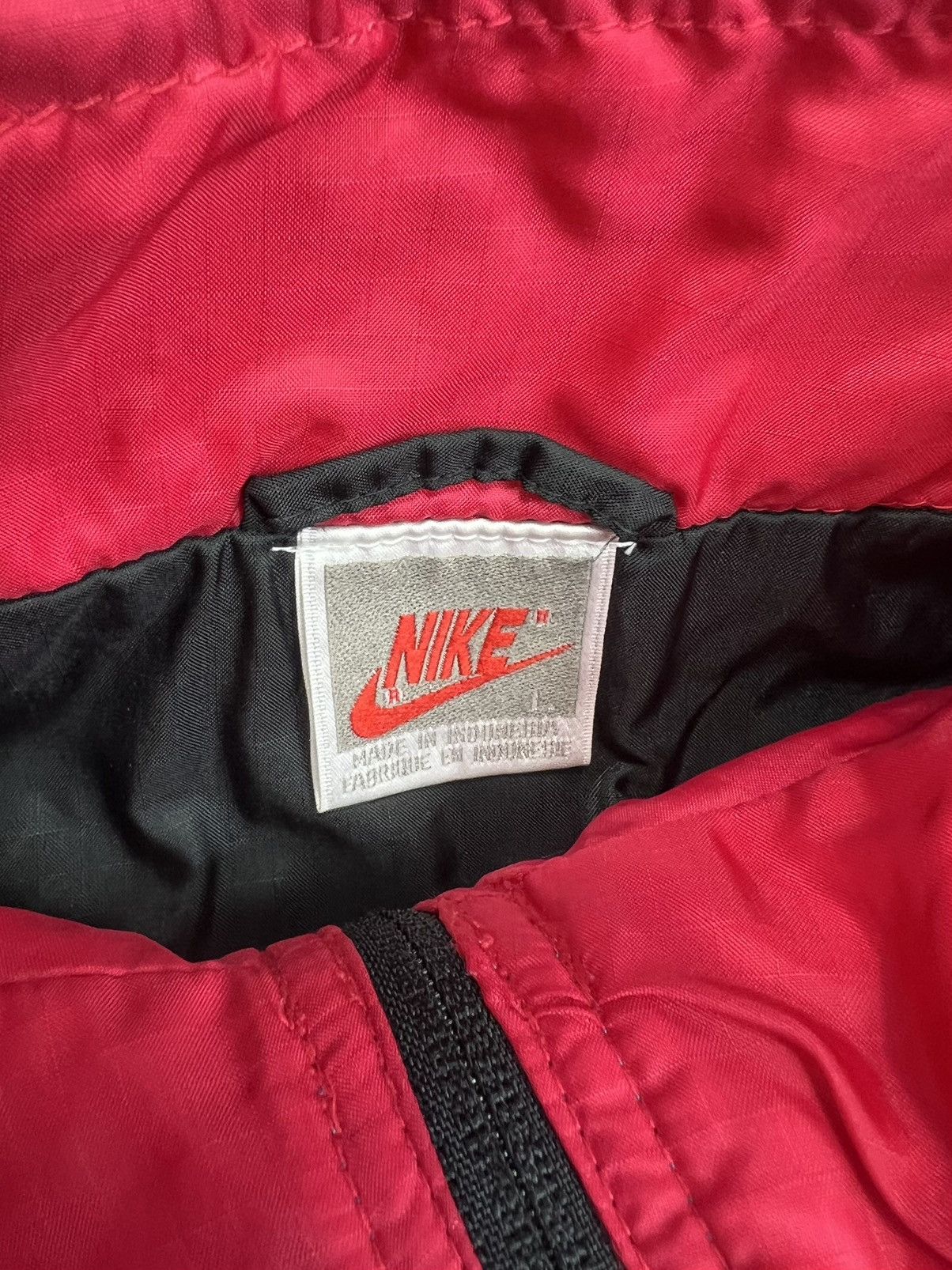 Nike Nike Vintage 80's Ortialion Jacket Zipped Nylon Size US L / EU 52-54 / 3 - 3 Thumbnail