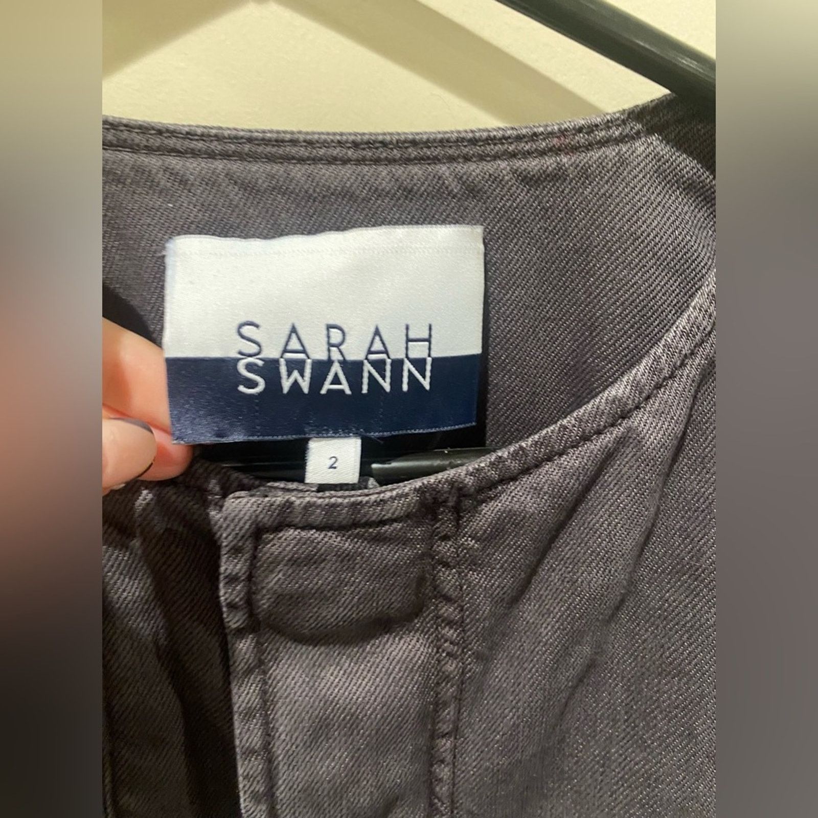Other Sarah Swann GARMENT DYED UTILITY JACKET Gray SZ.2 Size M / US 6-8 / IT 42-44 - 6 Thumbnail