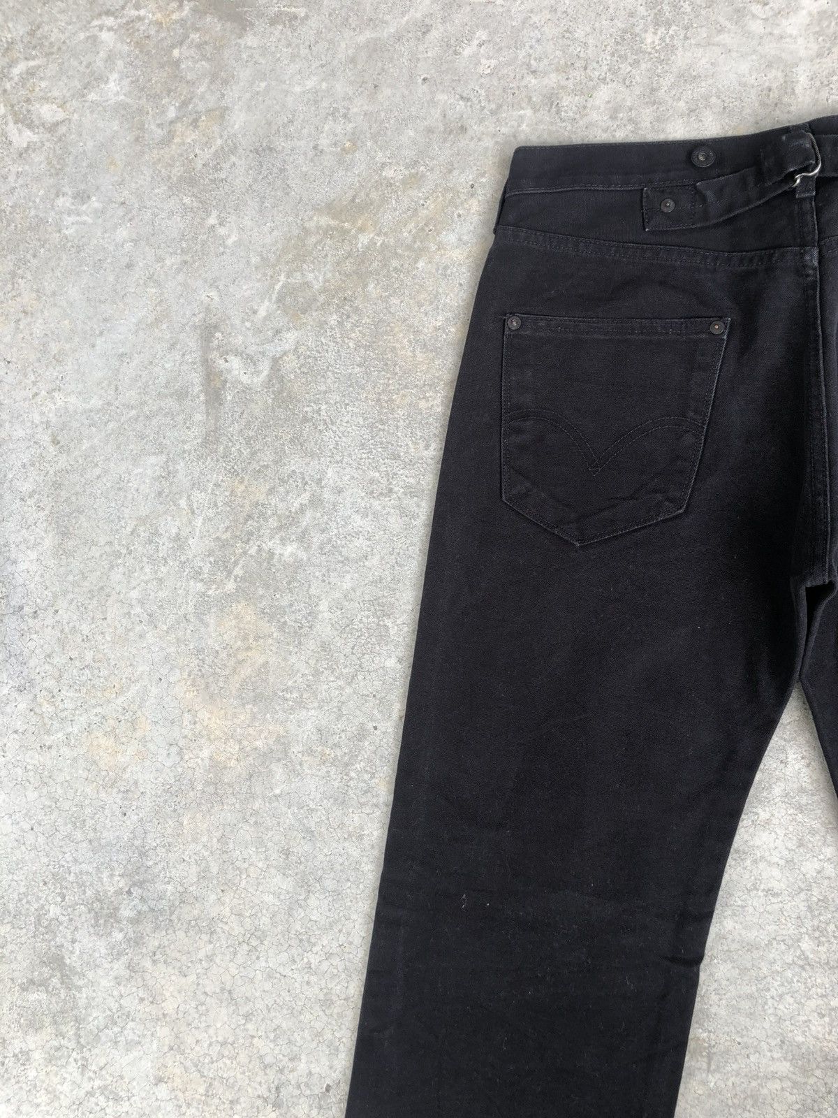 Levi's Y2k Levi’s Buckle Back White Tab Size US 31 - 9 Thumbnail