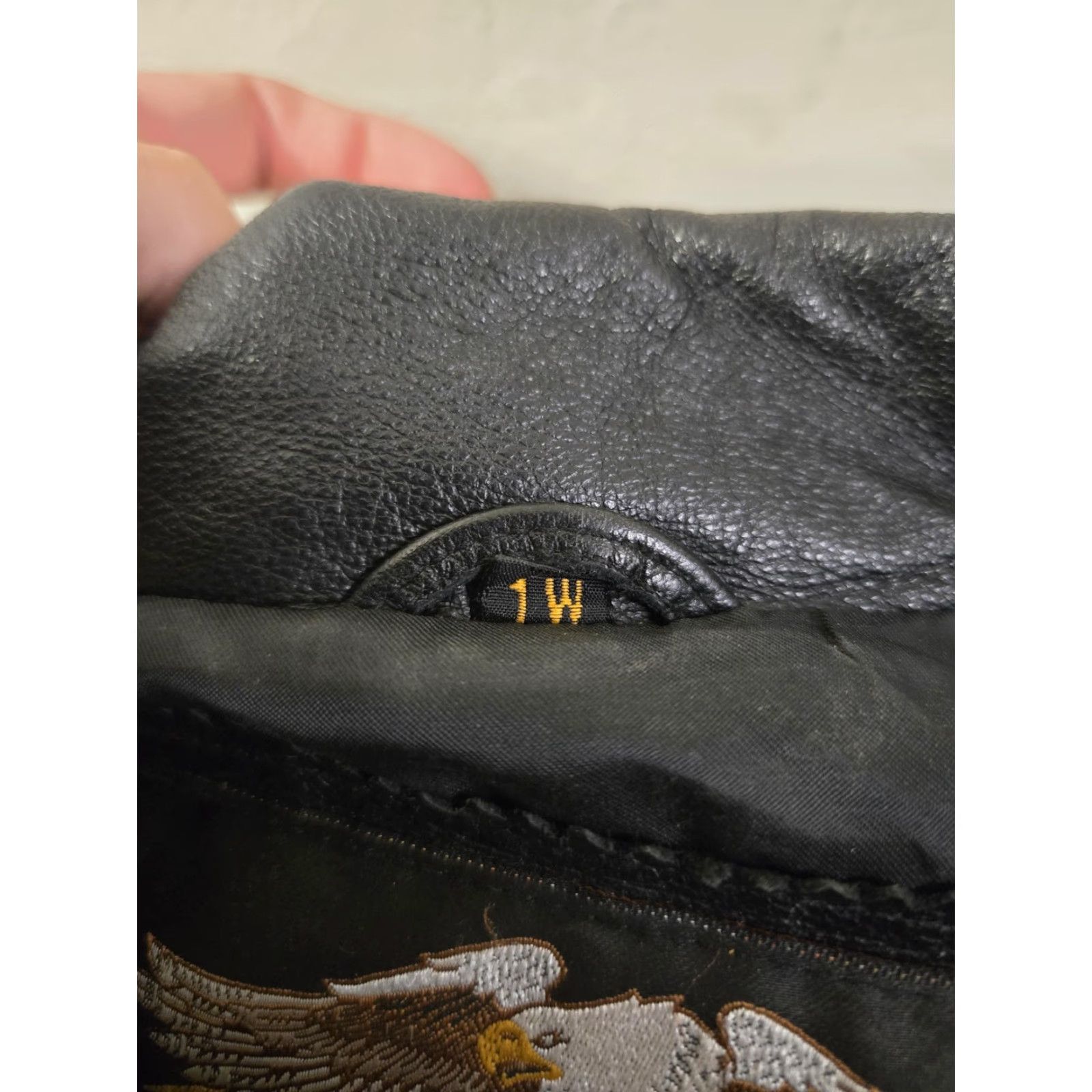 Harley Davidson VINTAGE Harley-Davidson Jacket Womens 1W Black Leather Biker HOG Pins Bar Shield Logo Size XL / US 12-14 / IT 48-50 - 6 Thumbnail