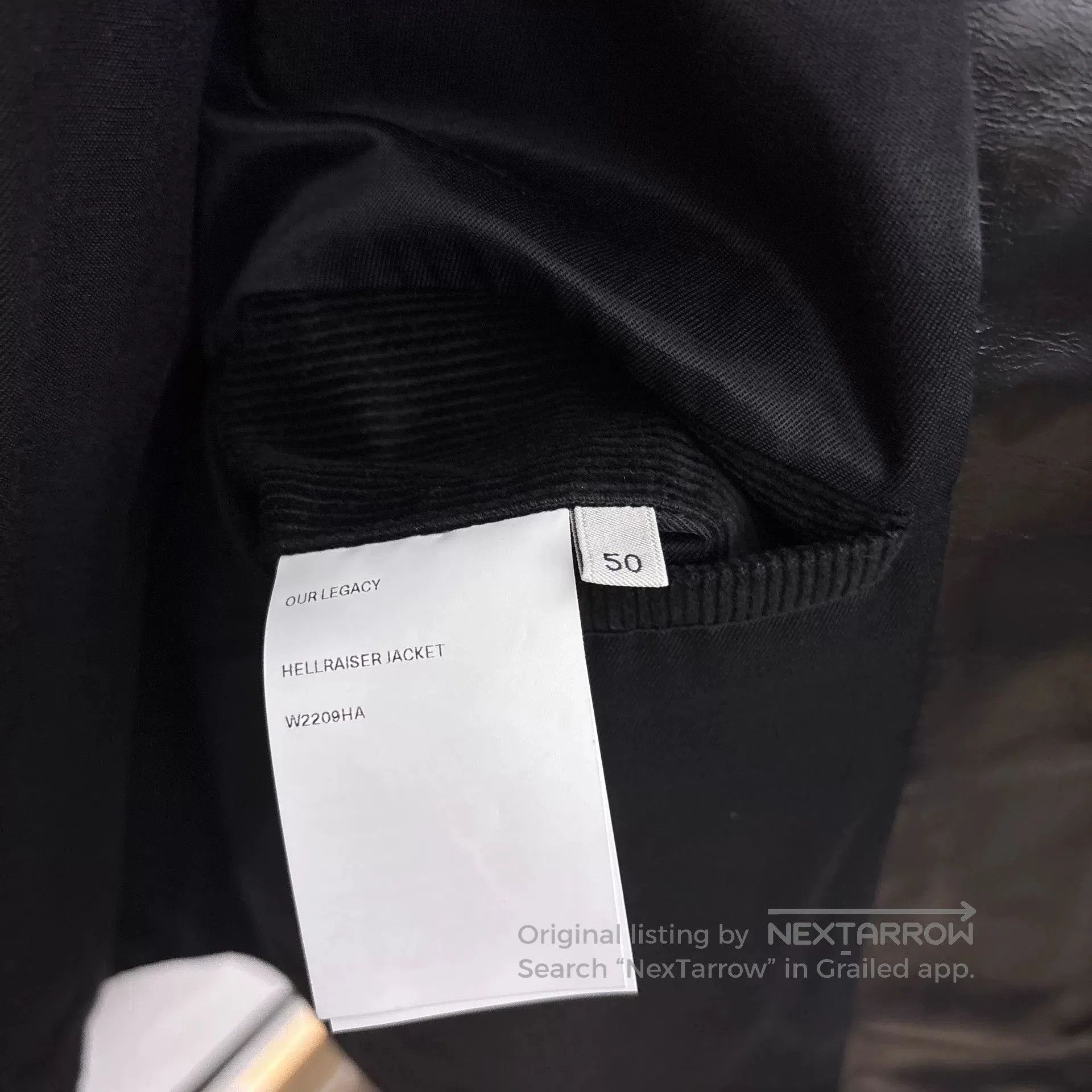 Our Legacy OUR LEGACY Leather Biker Jacket. Size US L / EU 52-54 / 3 - 8 Thumbnail