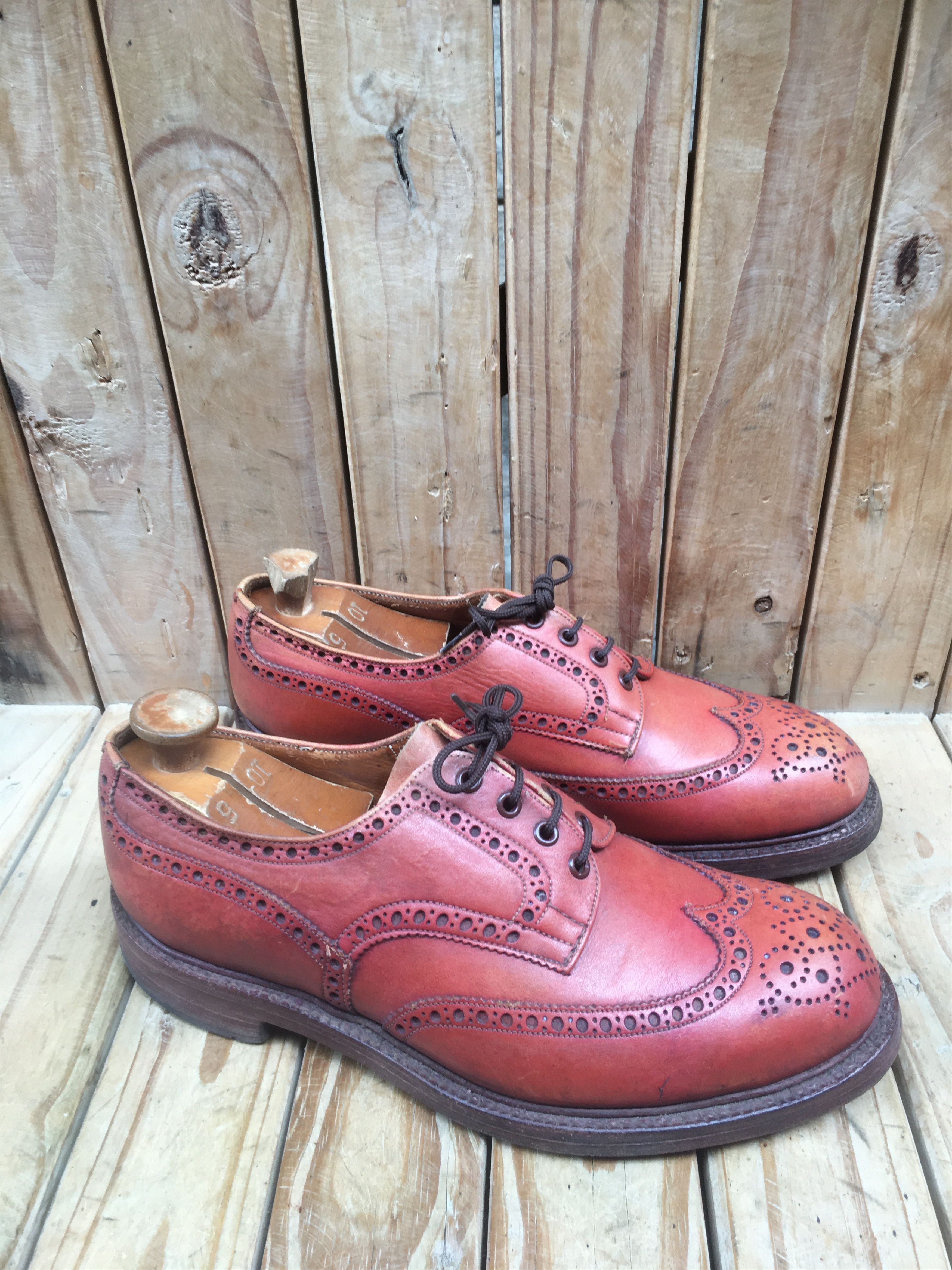 Tricker's Tricker’s bourton brown wingtip shoes UK 9.5 Size US 10.5 / EU 43-44 - 6 Thumbnail